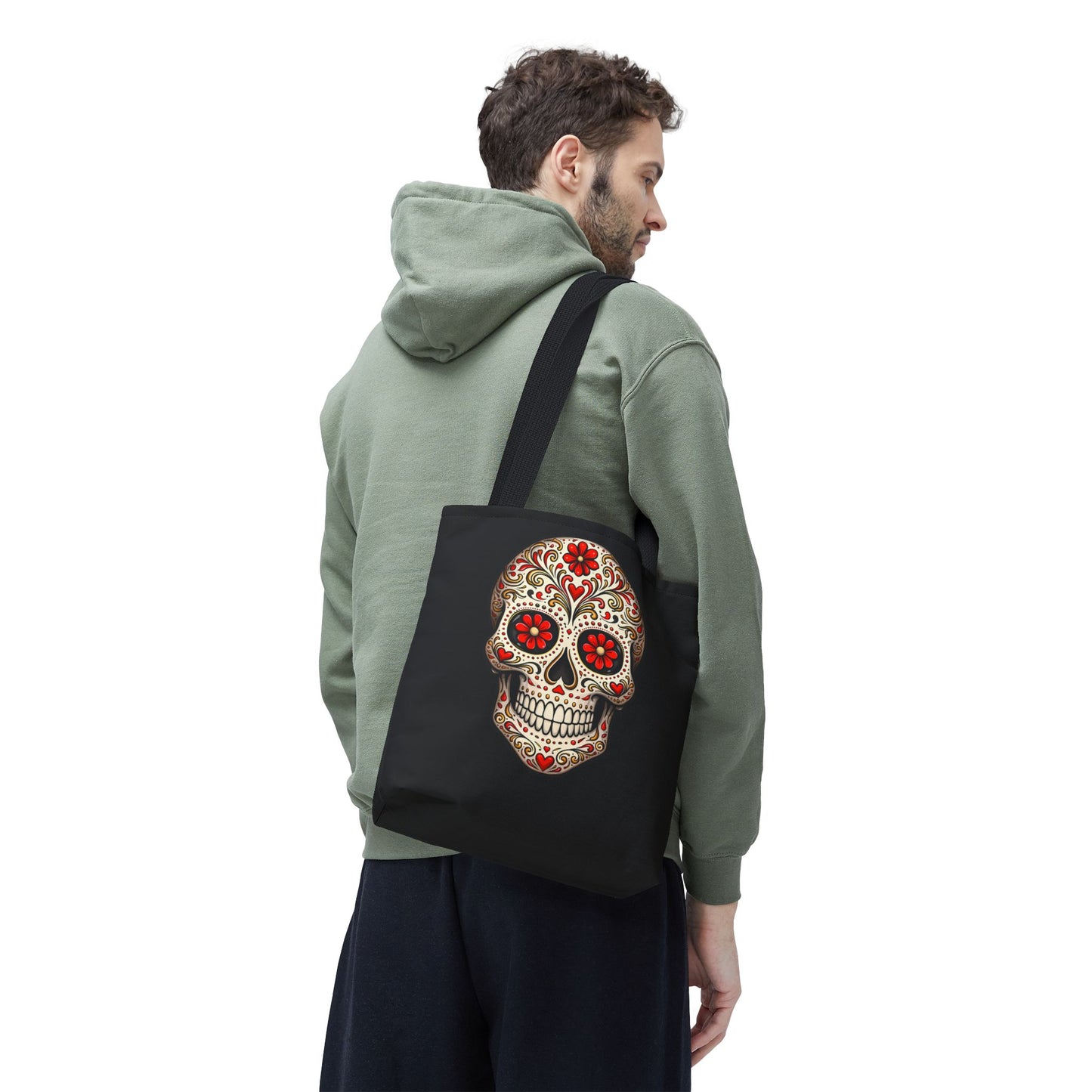 Ruby's Red Sugar Skull Tote Bag