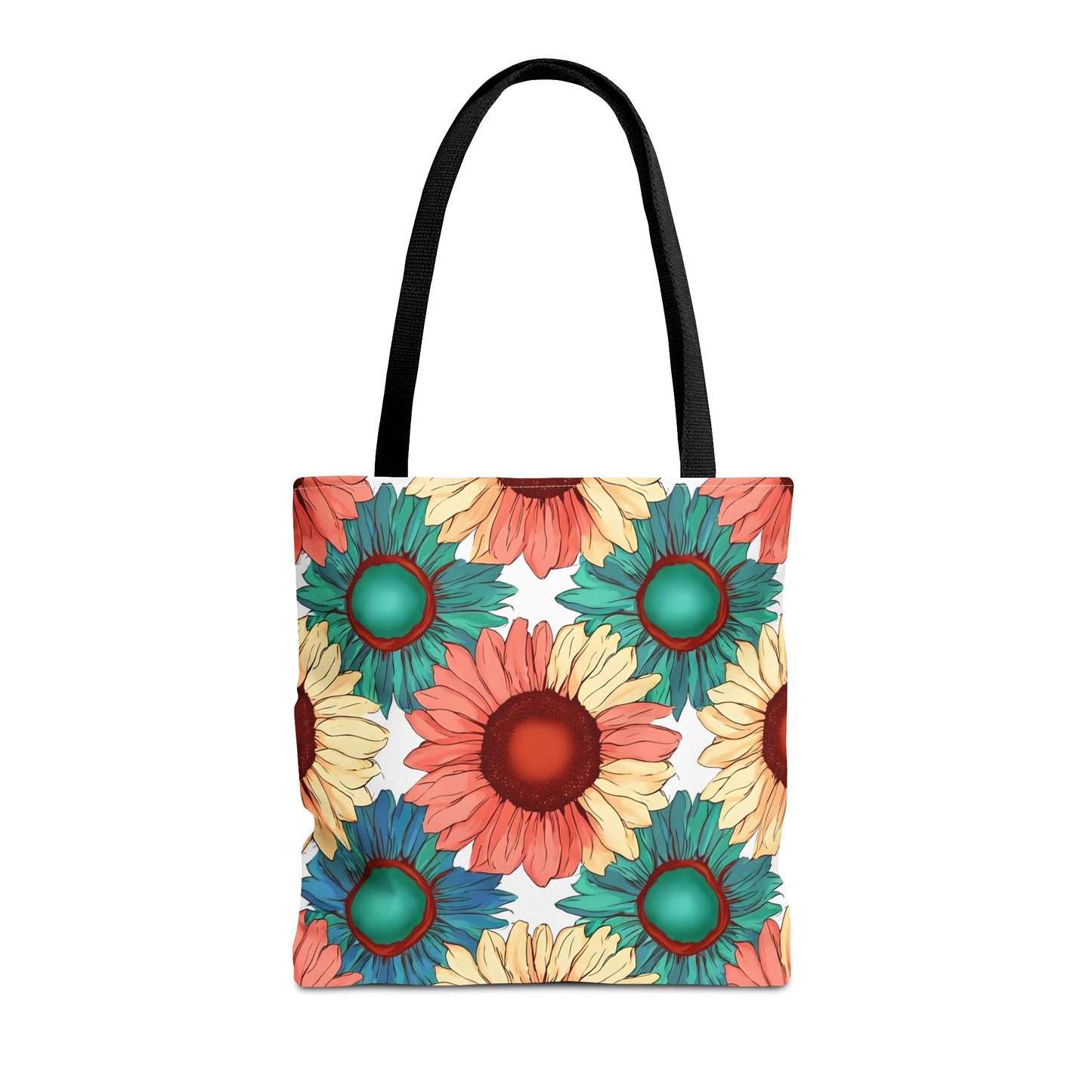 Coco's Colorful Sunflower Tote Bag