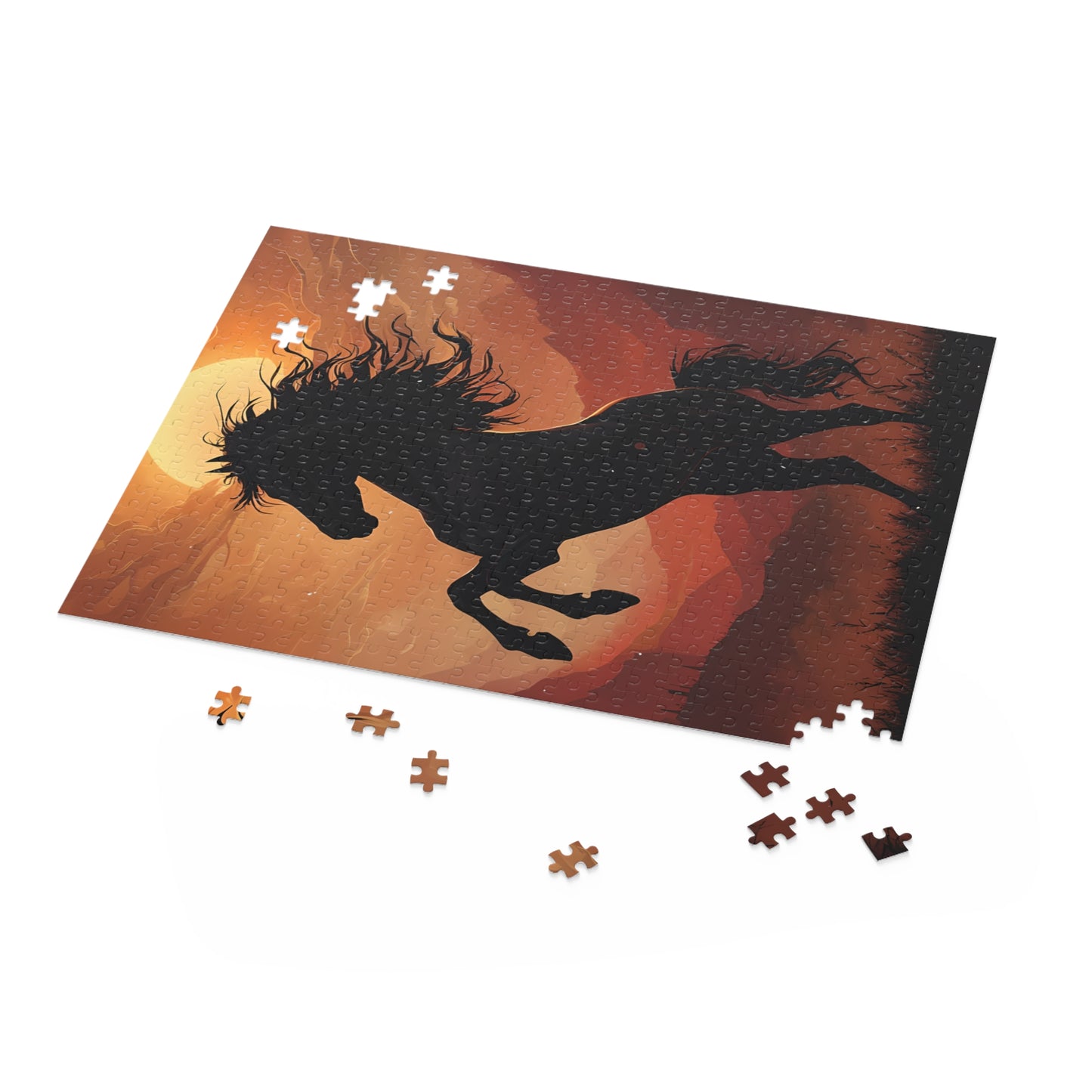 Vintage Wildhorse 500 Piece Jigsaw Puzzle