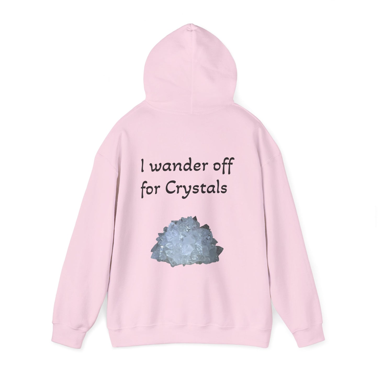 Savanna's  "Sparkle Alert: I wander off for Crystals" Adult Sweatshirt - Hooded
