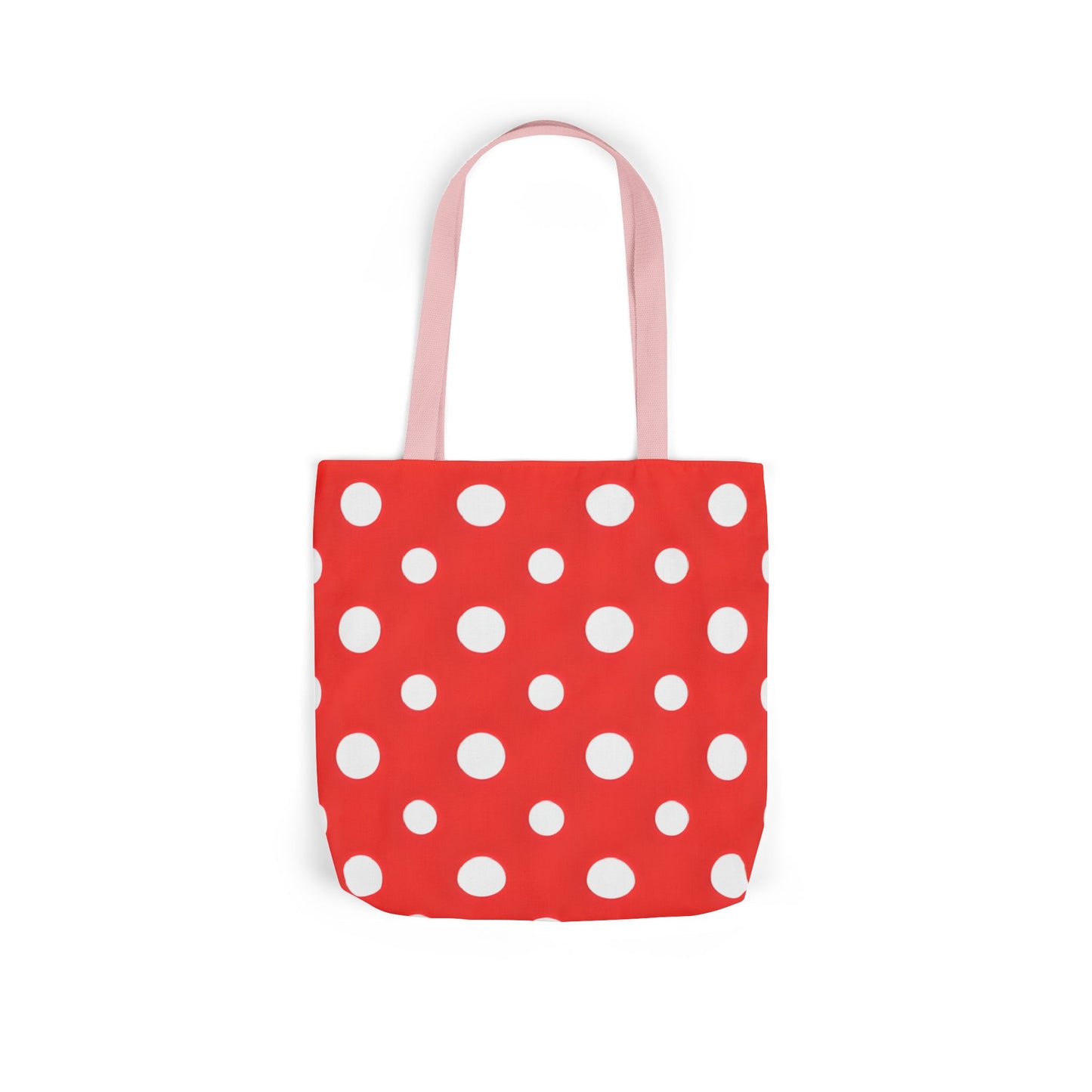 Reba's Red Polka Dot Canvas Tote Bag