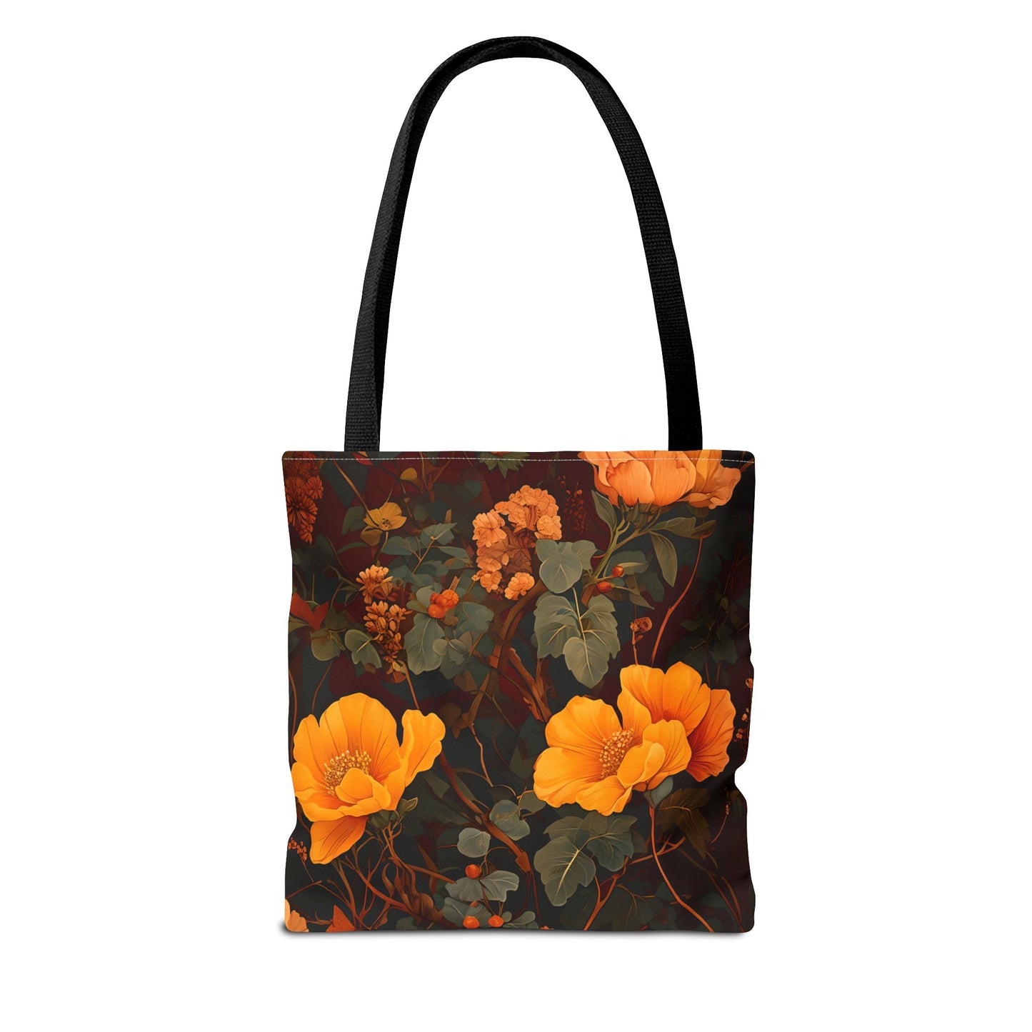 Gene's Golden Floral Tote Bag