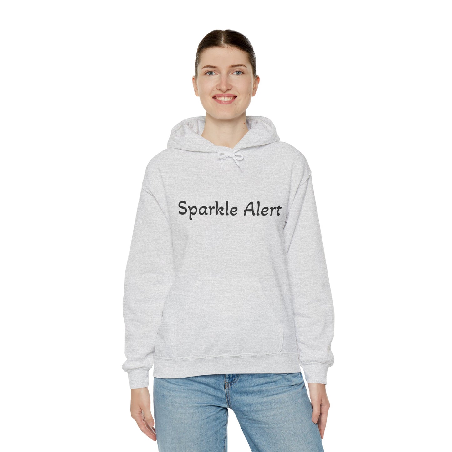 Savanna's  "Sparkle Alert: I wander off for Crystals" Adult Sweatshirt - Hooded
