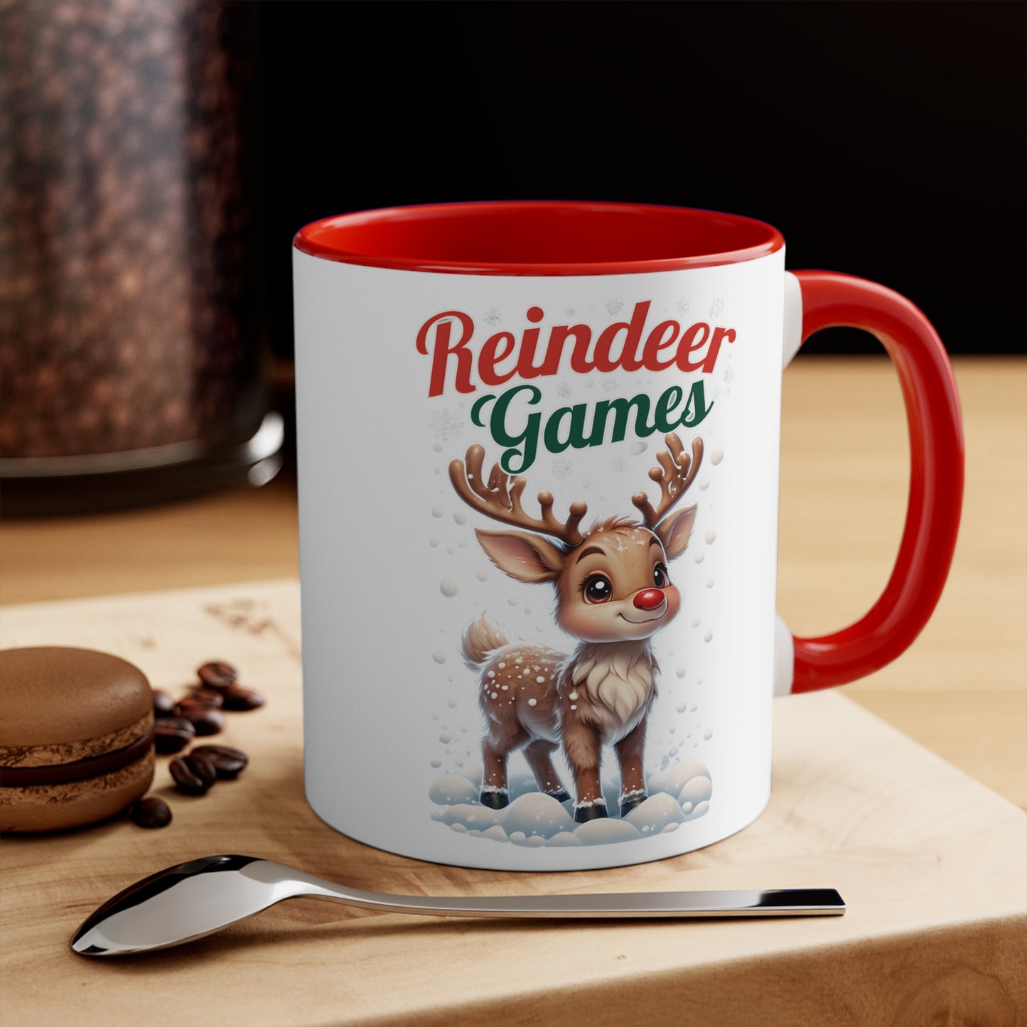 Rycker's Reindeer Games Ceramic Mug, Coffee Cup