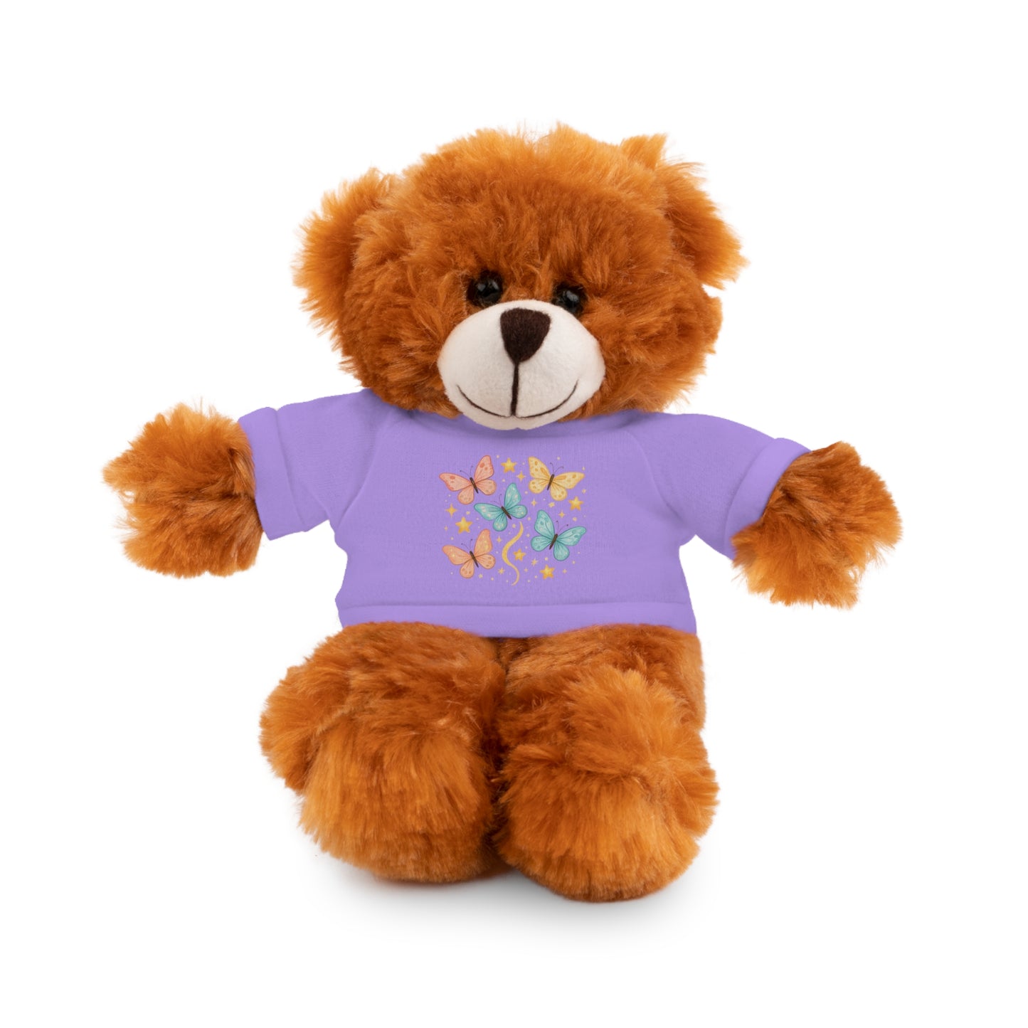 Butterfly & Stars Tee on Plush Animals