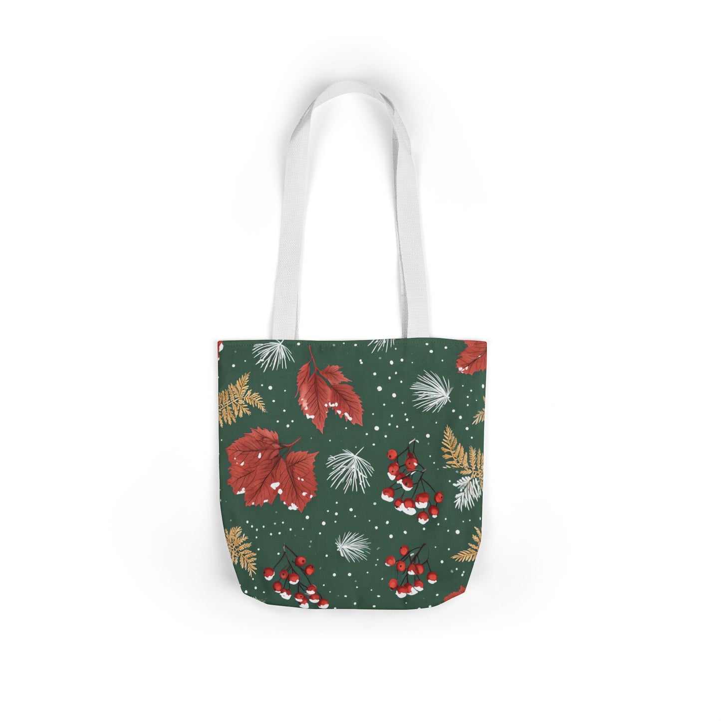 Holly's Holiday Floral Tote Bag