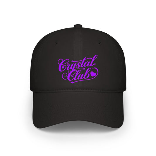 Purple Crystal Club Low Profile Baseball Cap