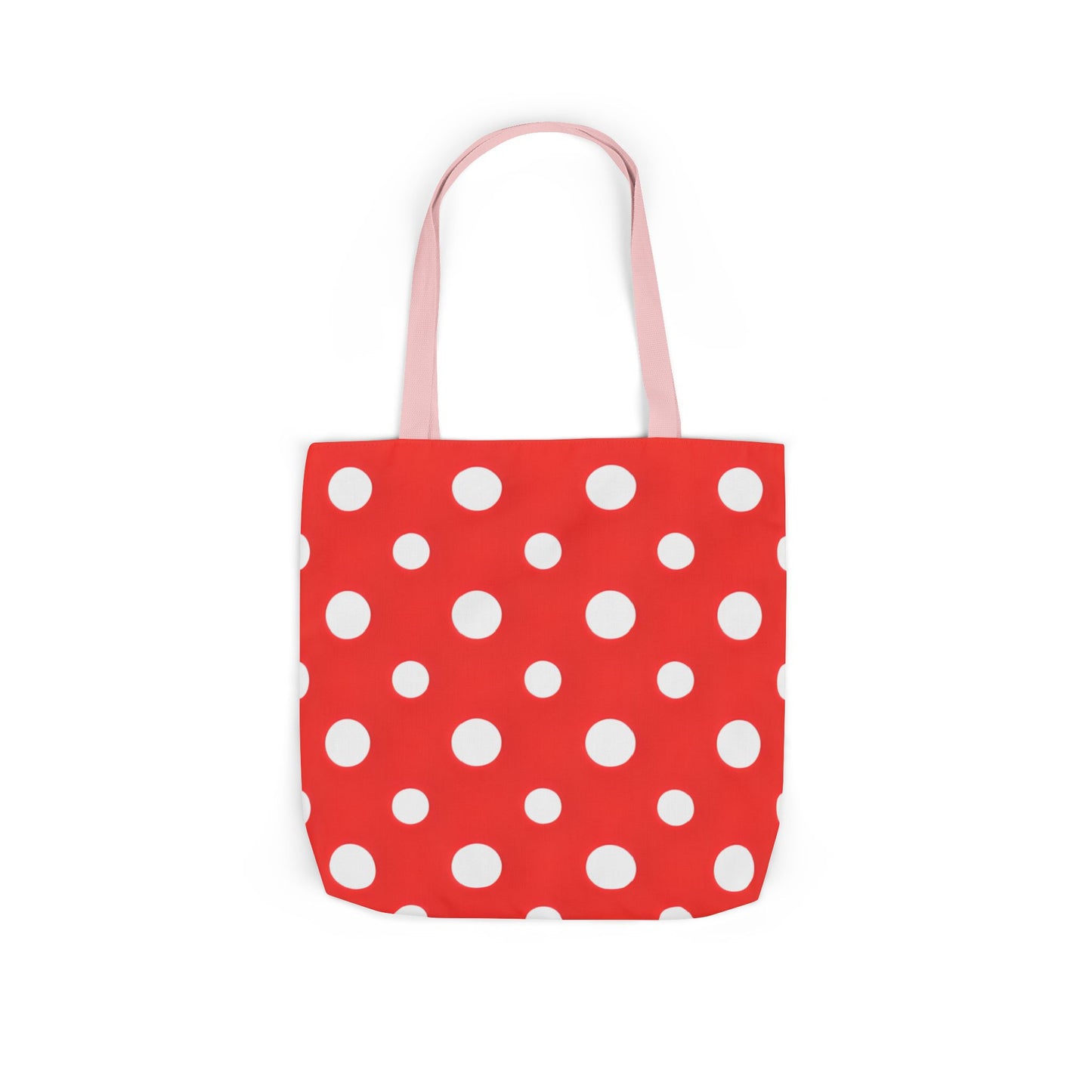 Reba's Red Polka Dot Canvas Tote Bag