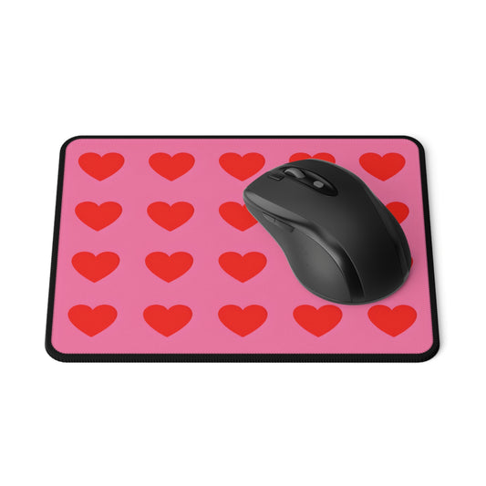 Reagen's Red Heart Non-Slip Gaming Mouse Pad