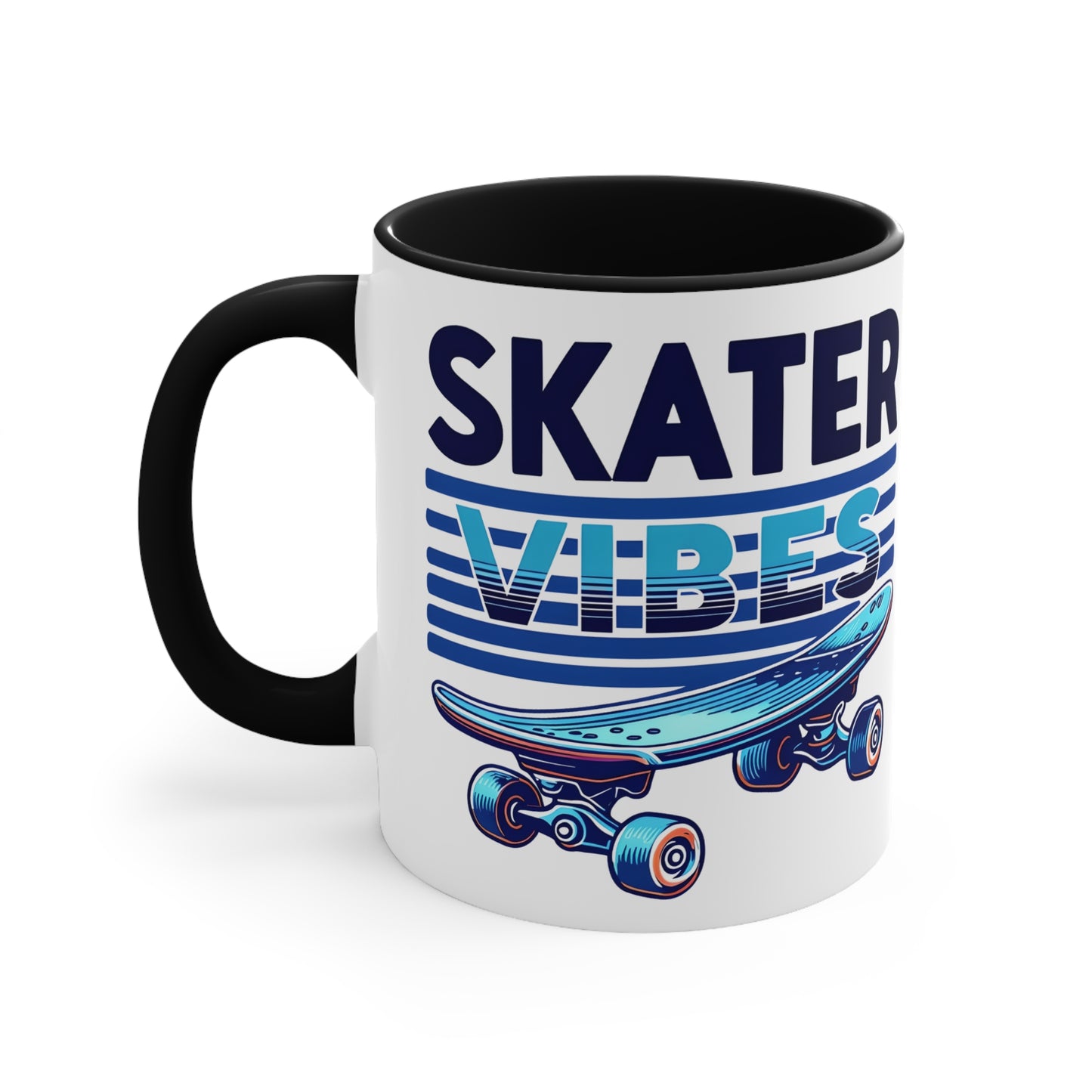 Skater Vibes Ceramic Mug, Coffee Cup