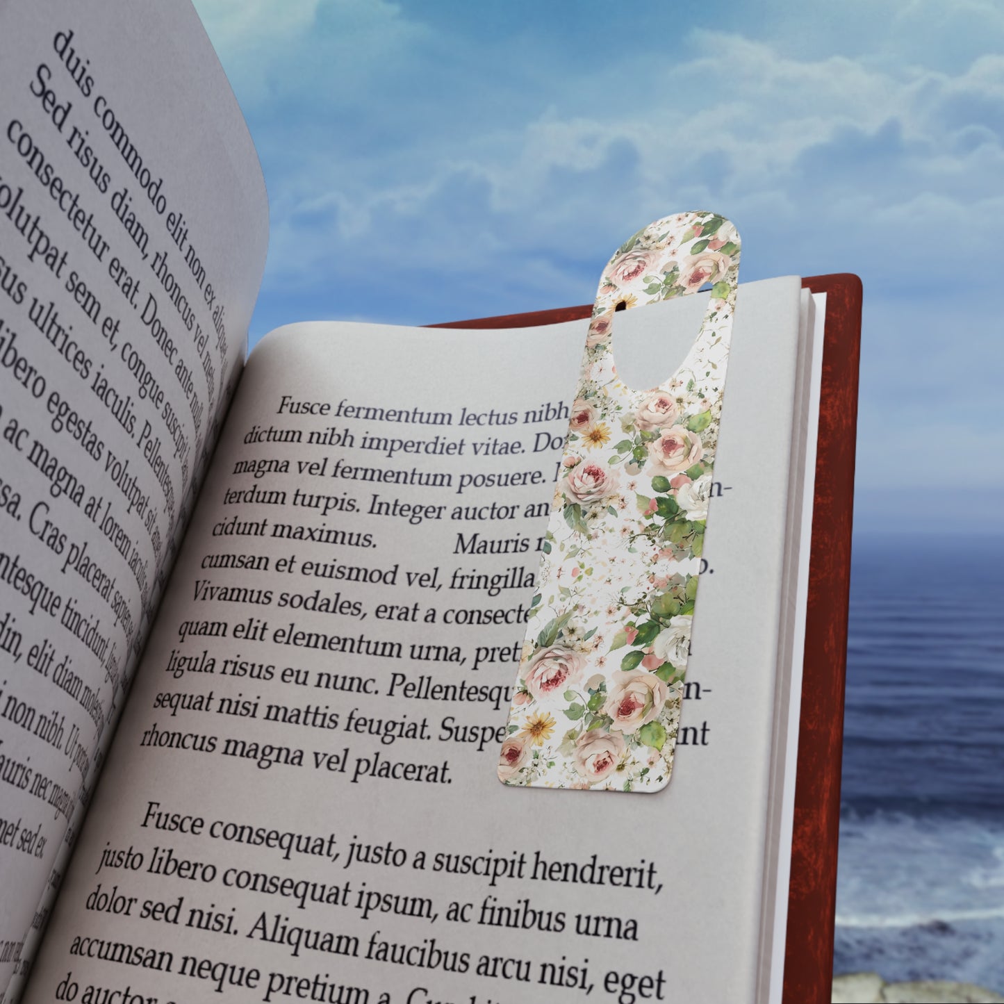Floral Vintage Rose Bookmark