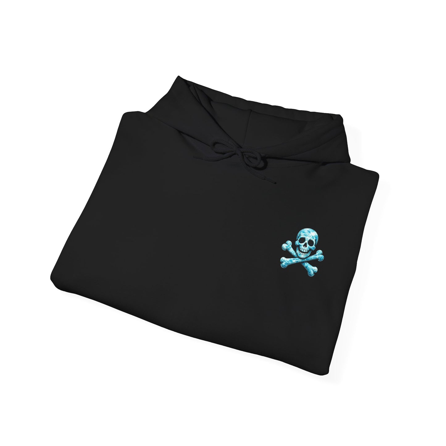 Blue Skull & Crossbones Adult Sweatshirt - Hooded