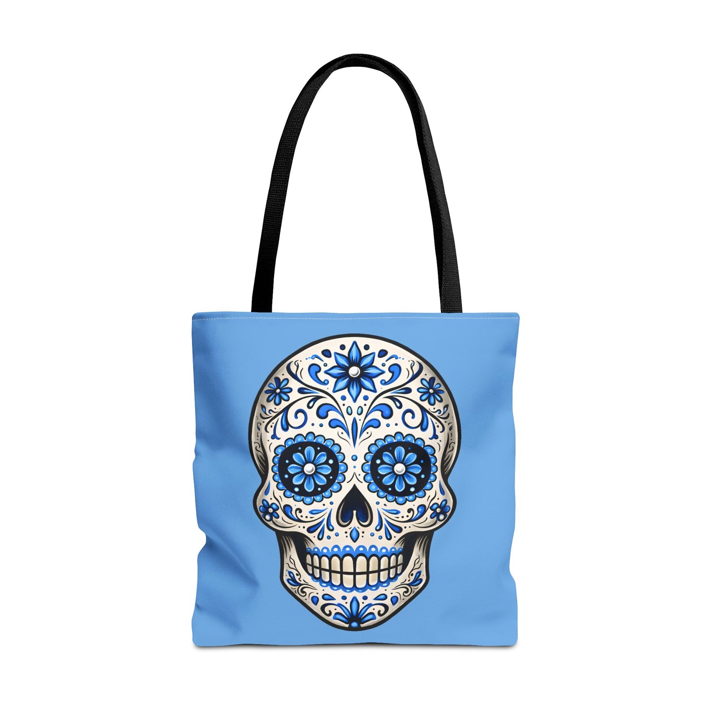 Brenda's Blue Sugar Skull Tote Bag