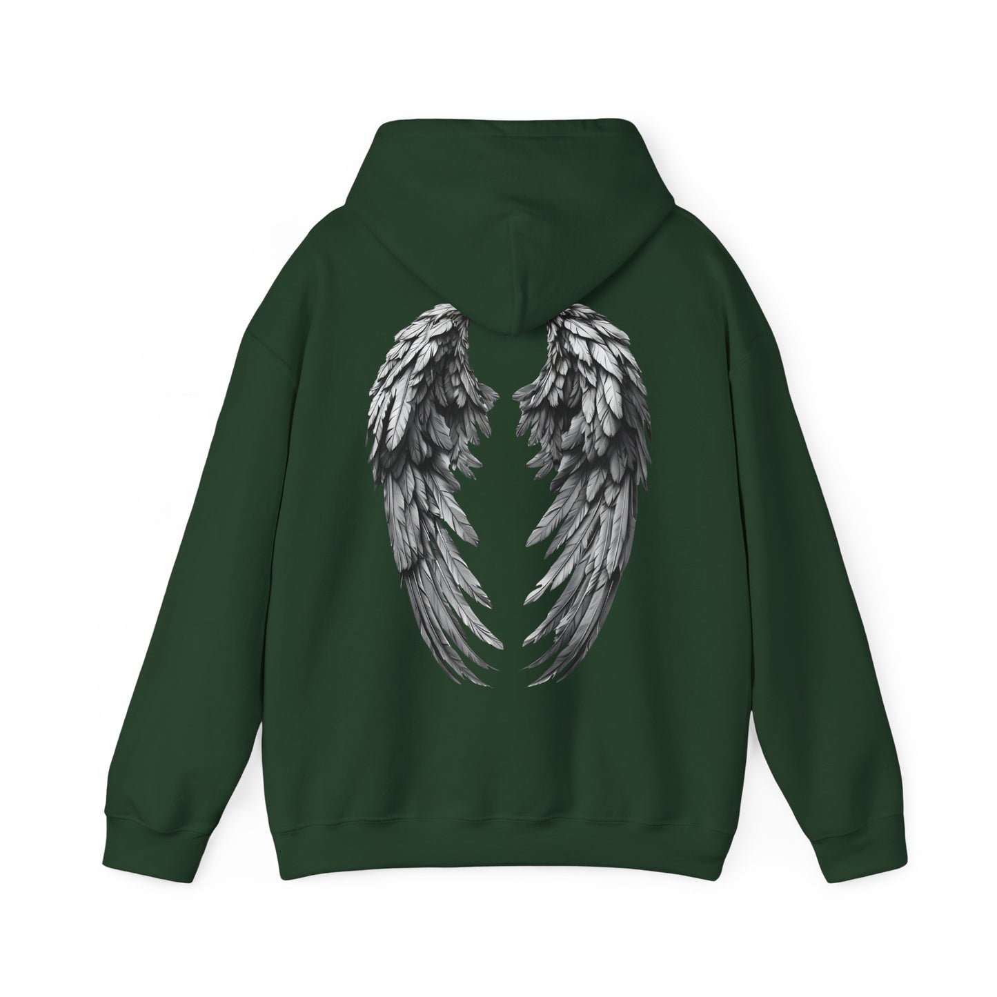 Wayne's Eagle & Wing Print Adult Sweatshirt - Hooded