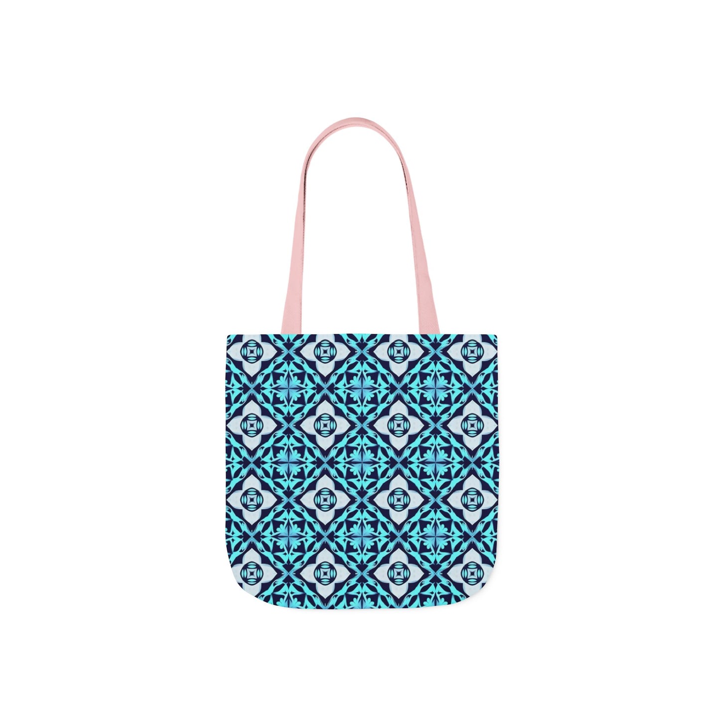 Gaia's Blue Geometric Tote Bag