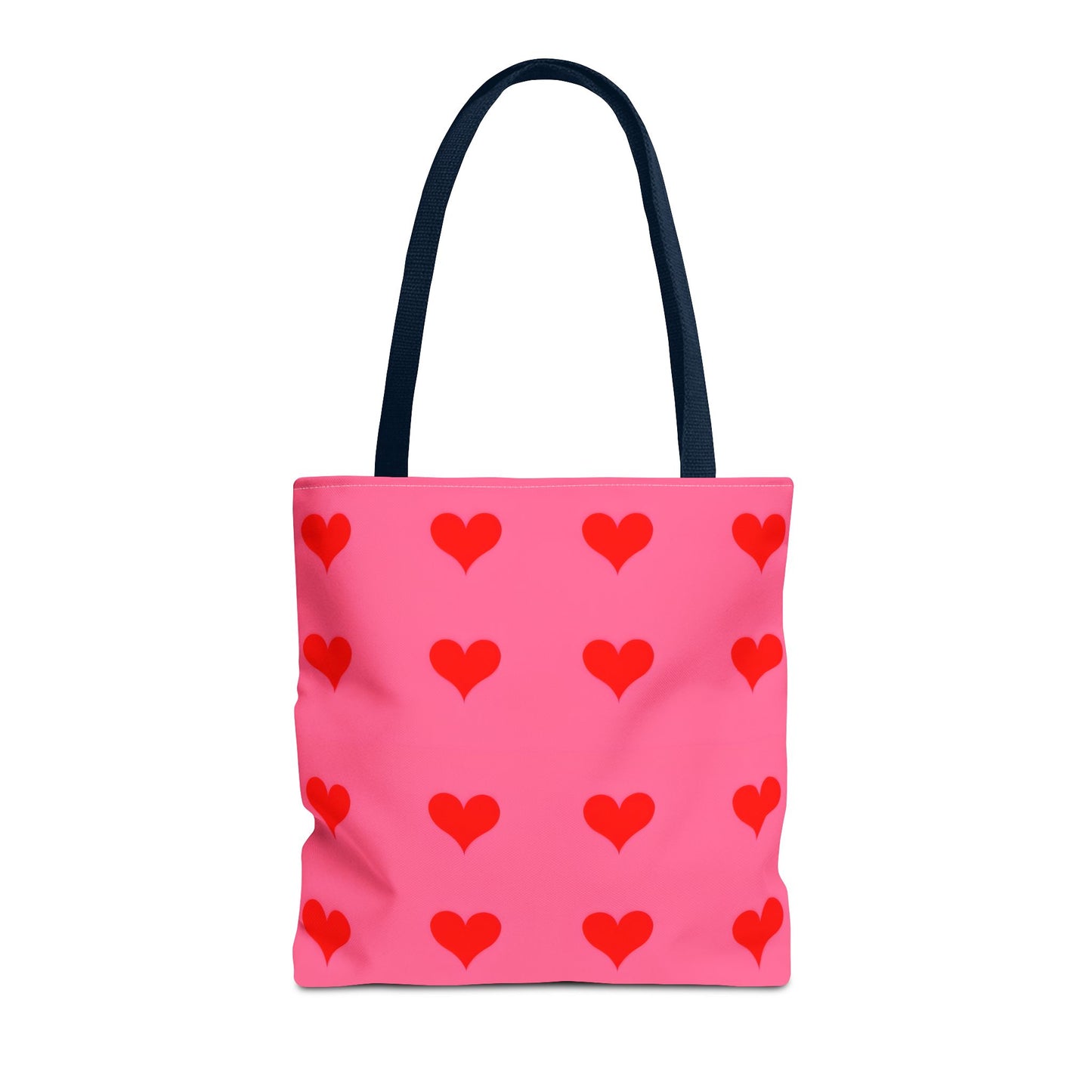 Paisley's Pink & Red Heart Tote Bag