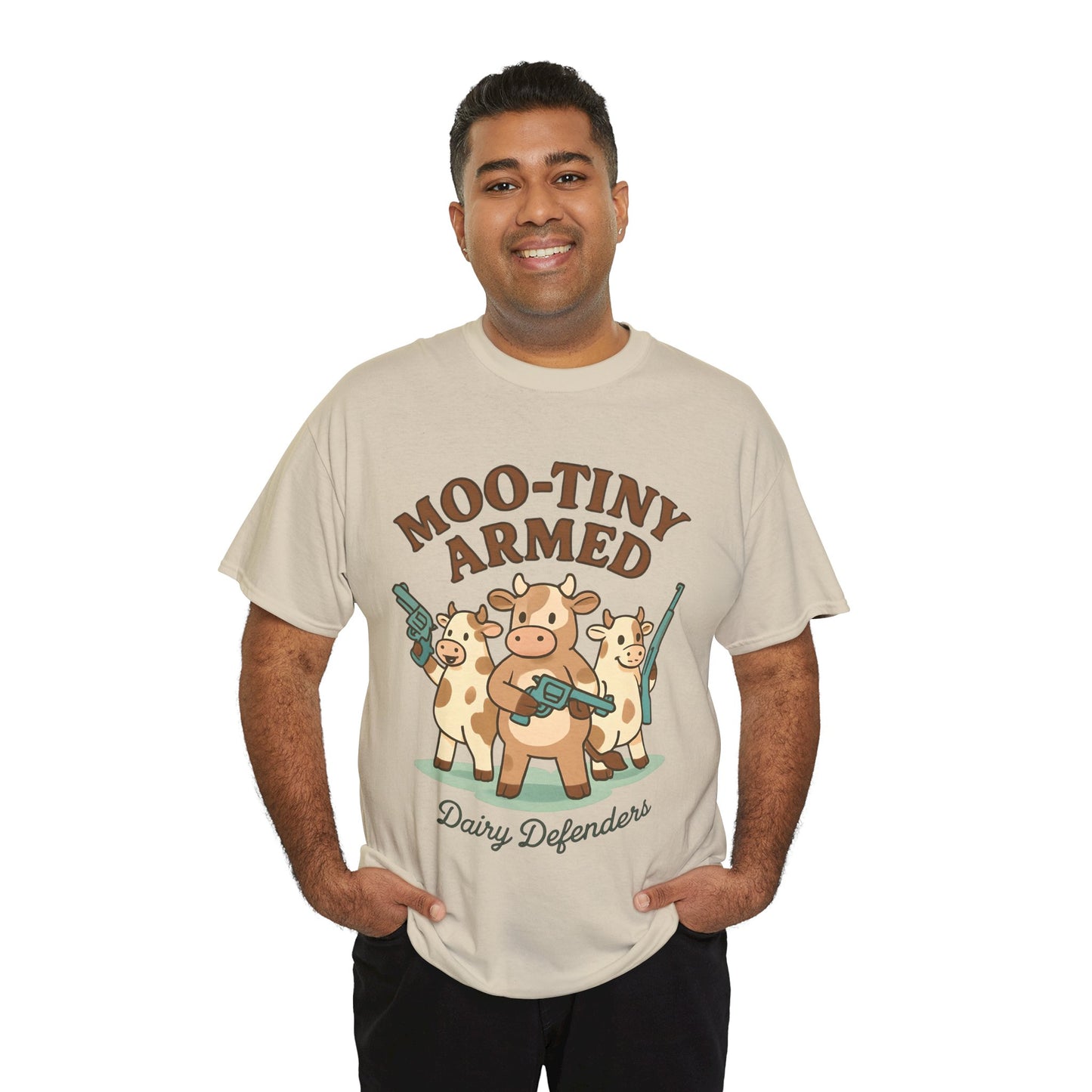 Mason's Moo-tiny Armed Dairy Defenders Adult Shirt