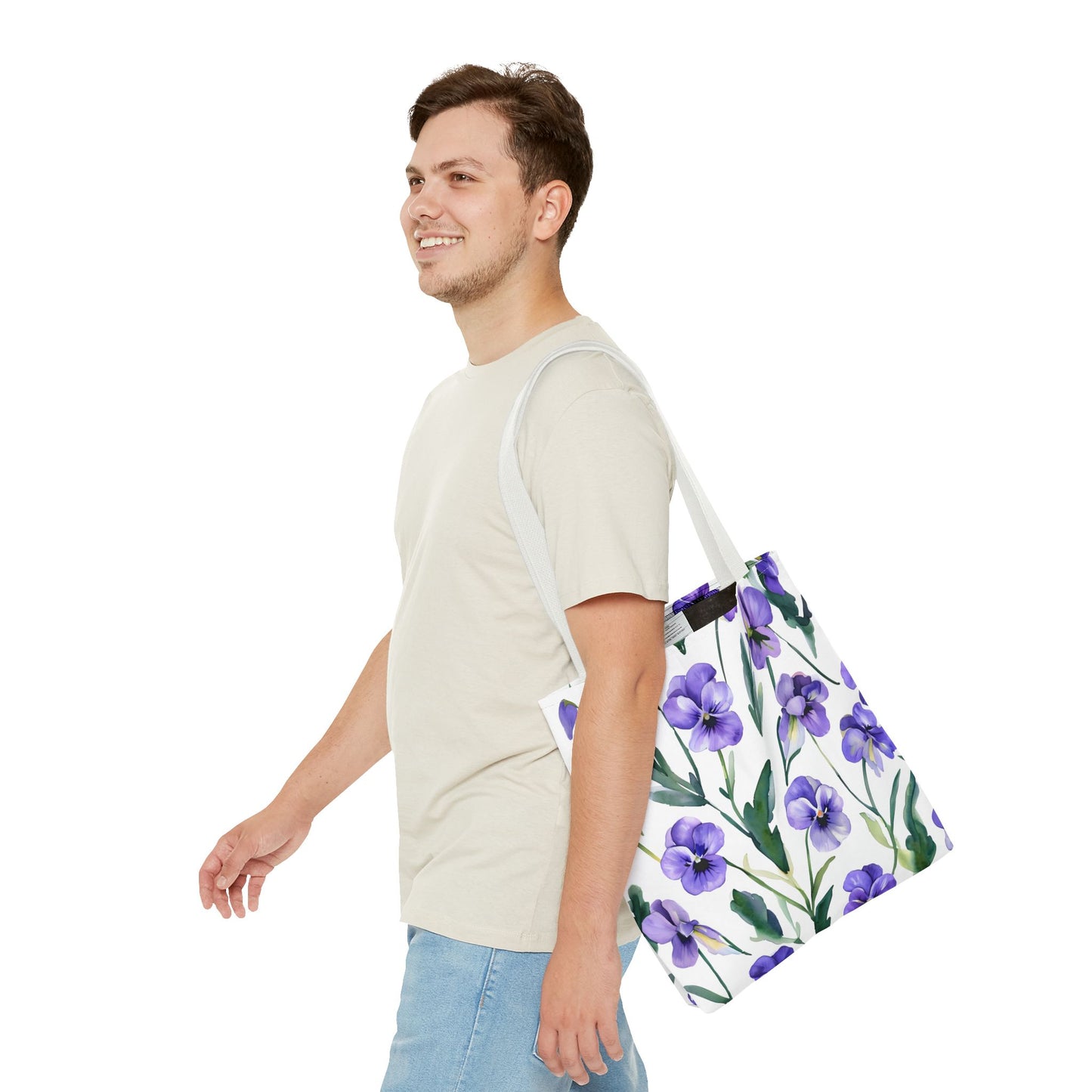 Perry's Pansy Floral Tote Bag