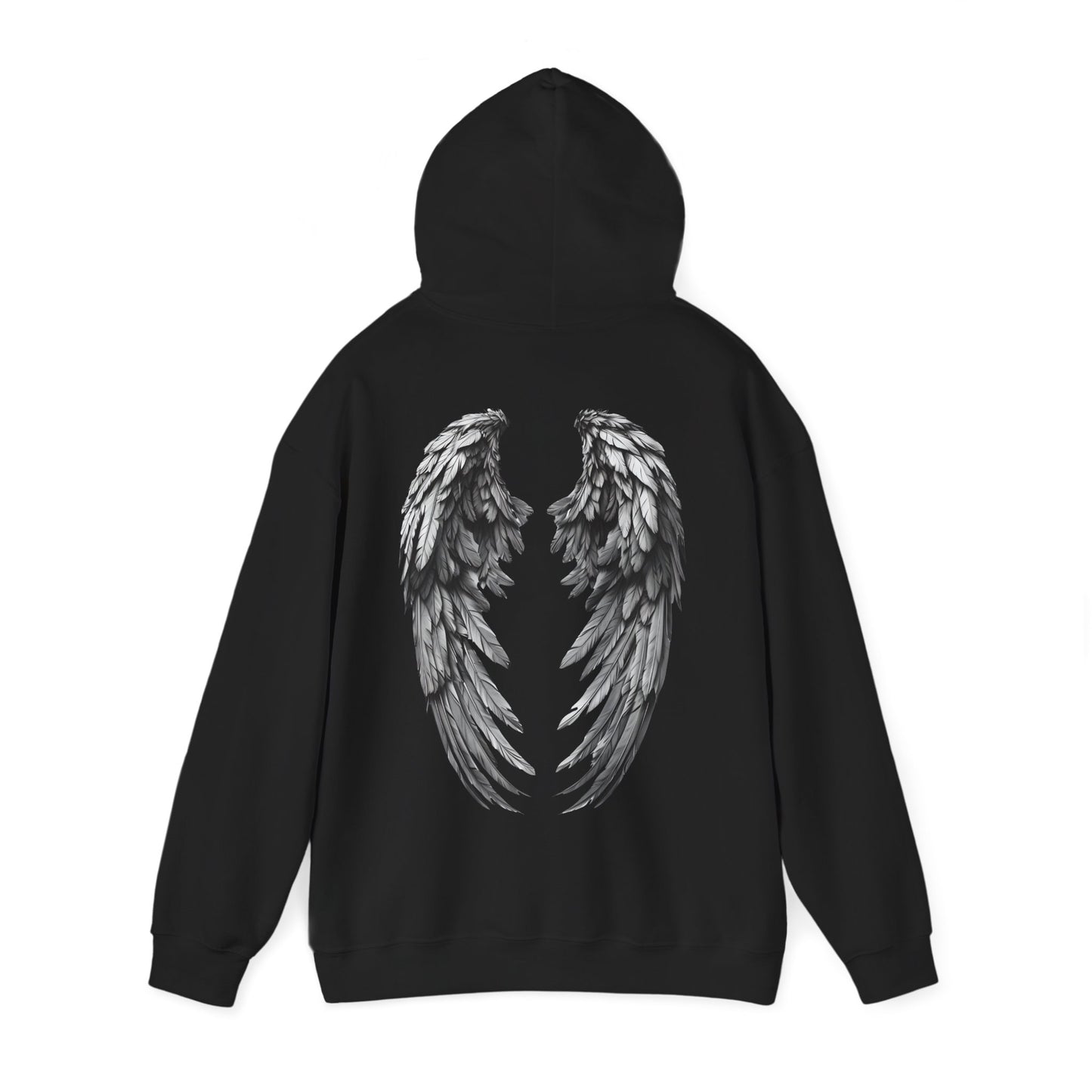 Wayne's Eagle & Wing Print Adult Sweatshirt - Hooded
