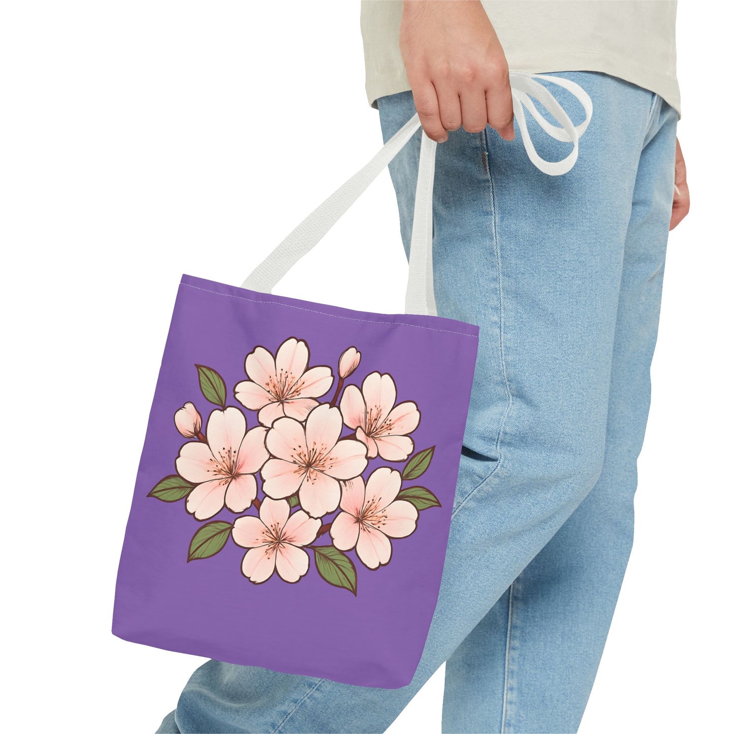 Pedro's Purple Cherry Blossom Tote Bag