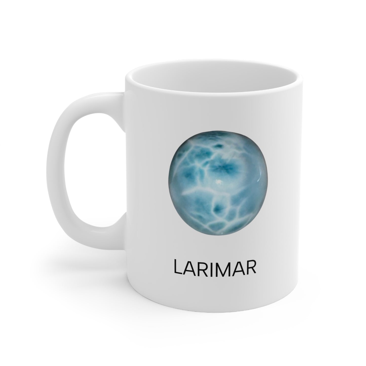 Larimar Crystal Collection Ceramic Mug, Coffee Cup