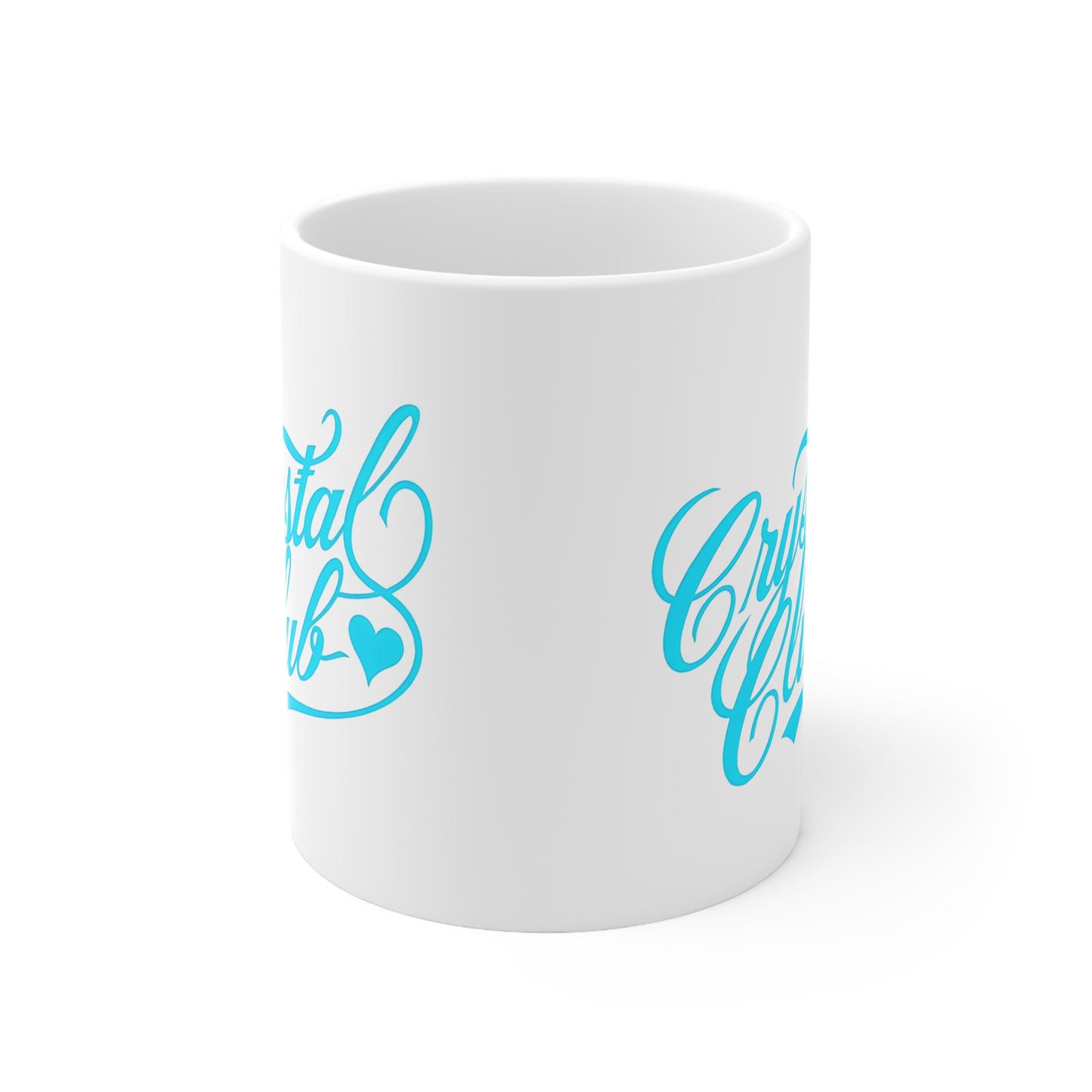 Blue Crystal Club Ceramic Mug, Coffee Cup