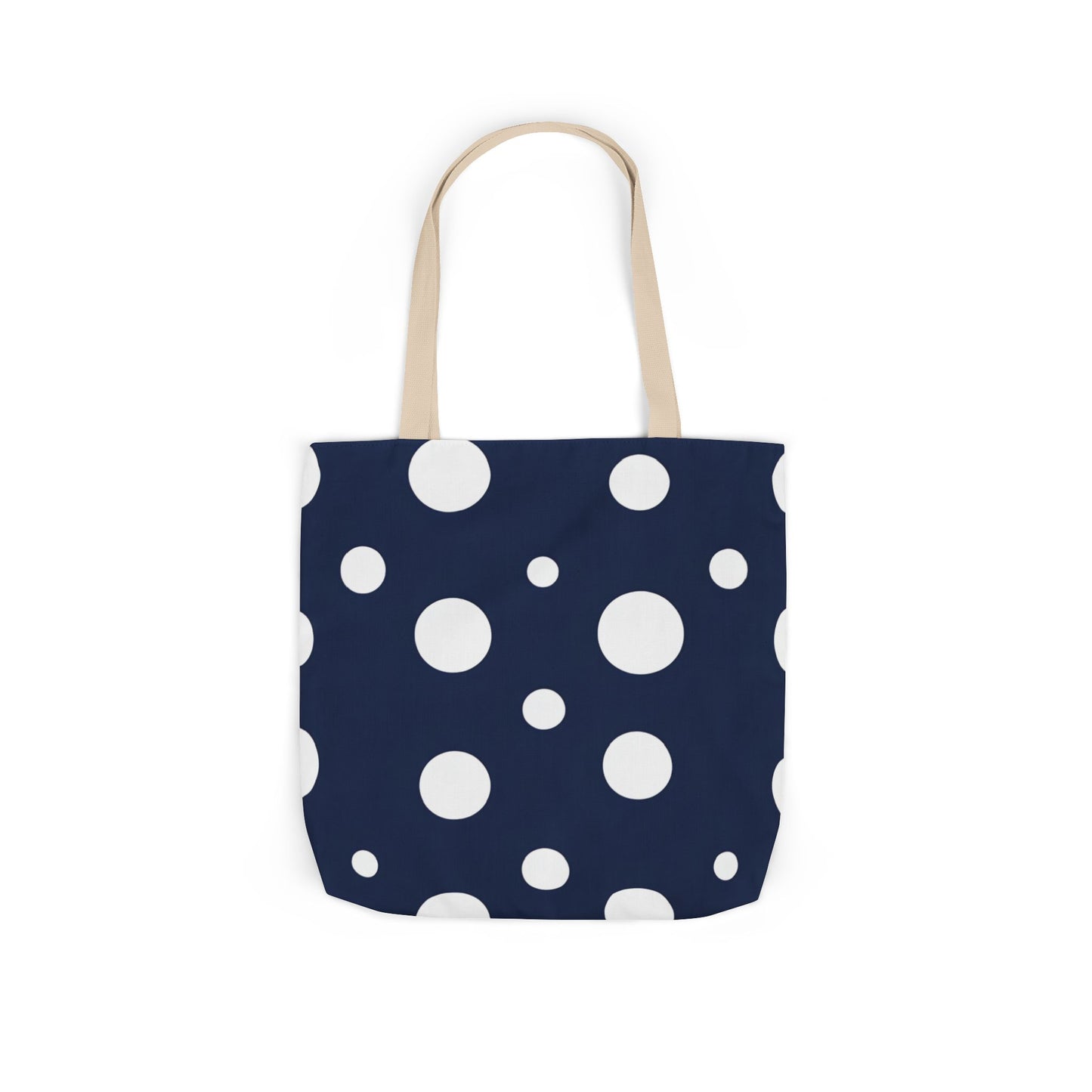 Bonnie's Navy Polka Dot Tote Bag