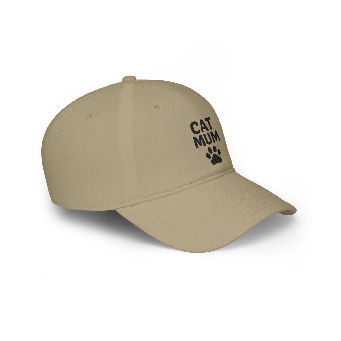 Cat Mum Low Profile Baseball Cap