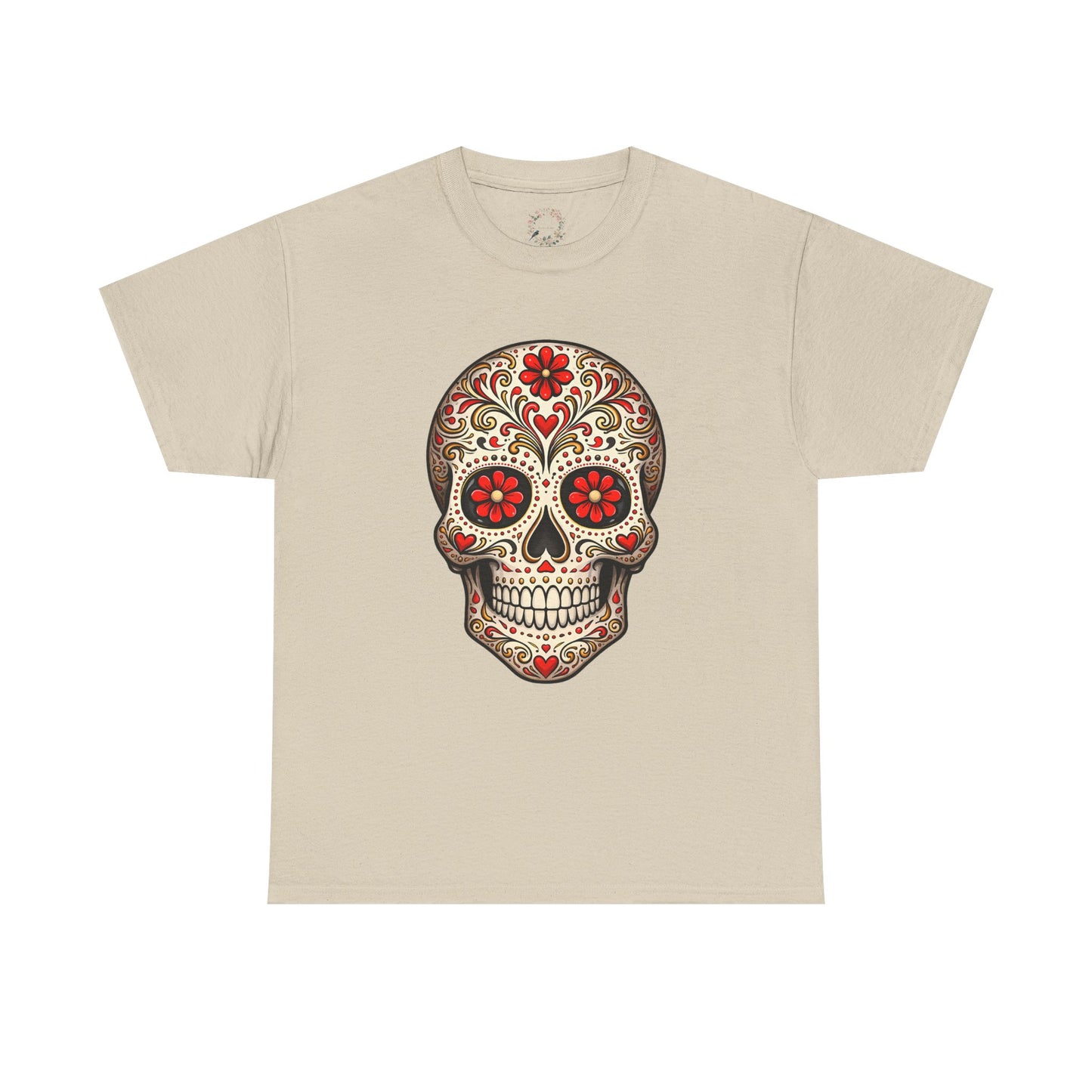 Ryker's Red Sugar Skull Adult Shirt