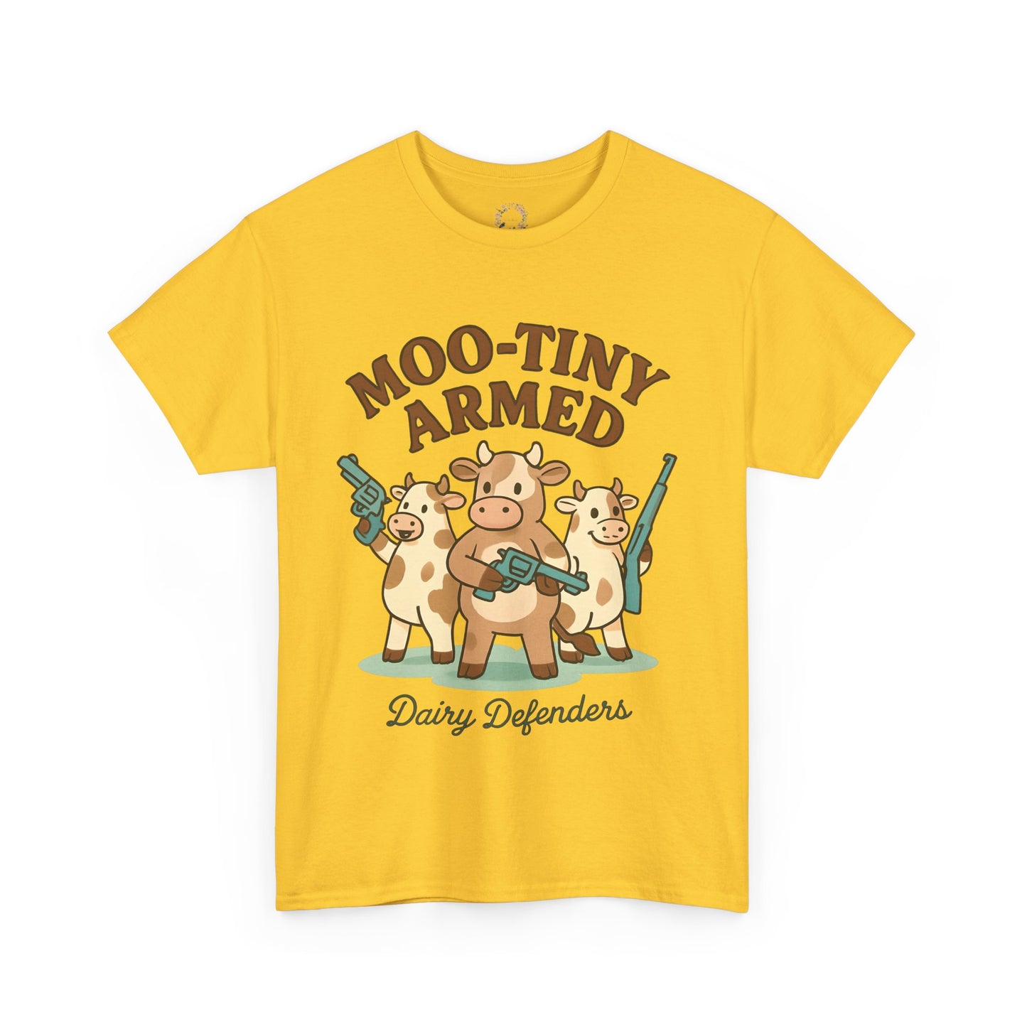 Mason's Moo-tiny Armed Dairy Defenders Adult Shirt