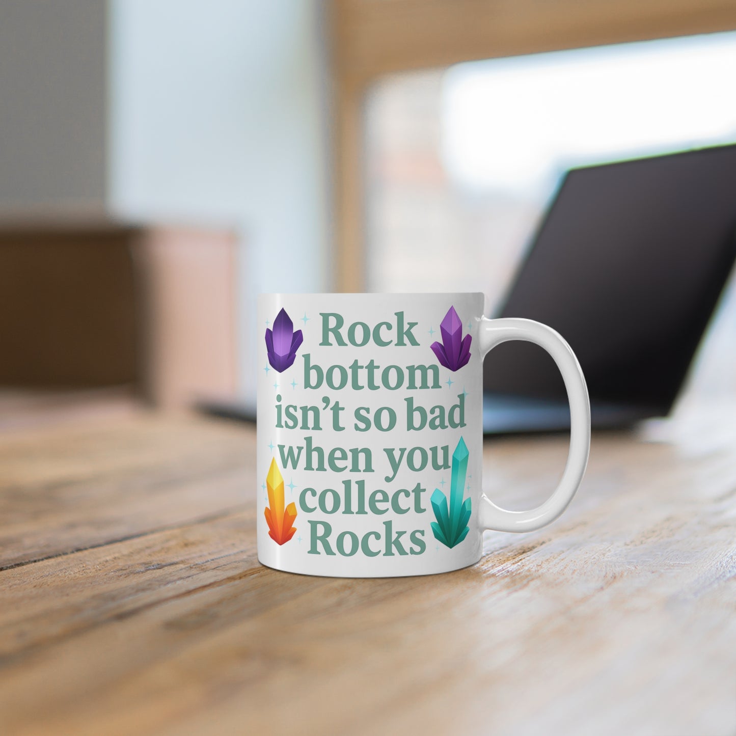Rick's Rock Bottom Ceramic Mug, Coffee Cup
