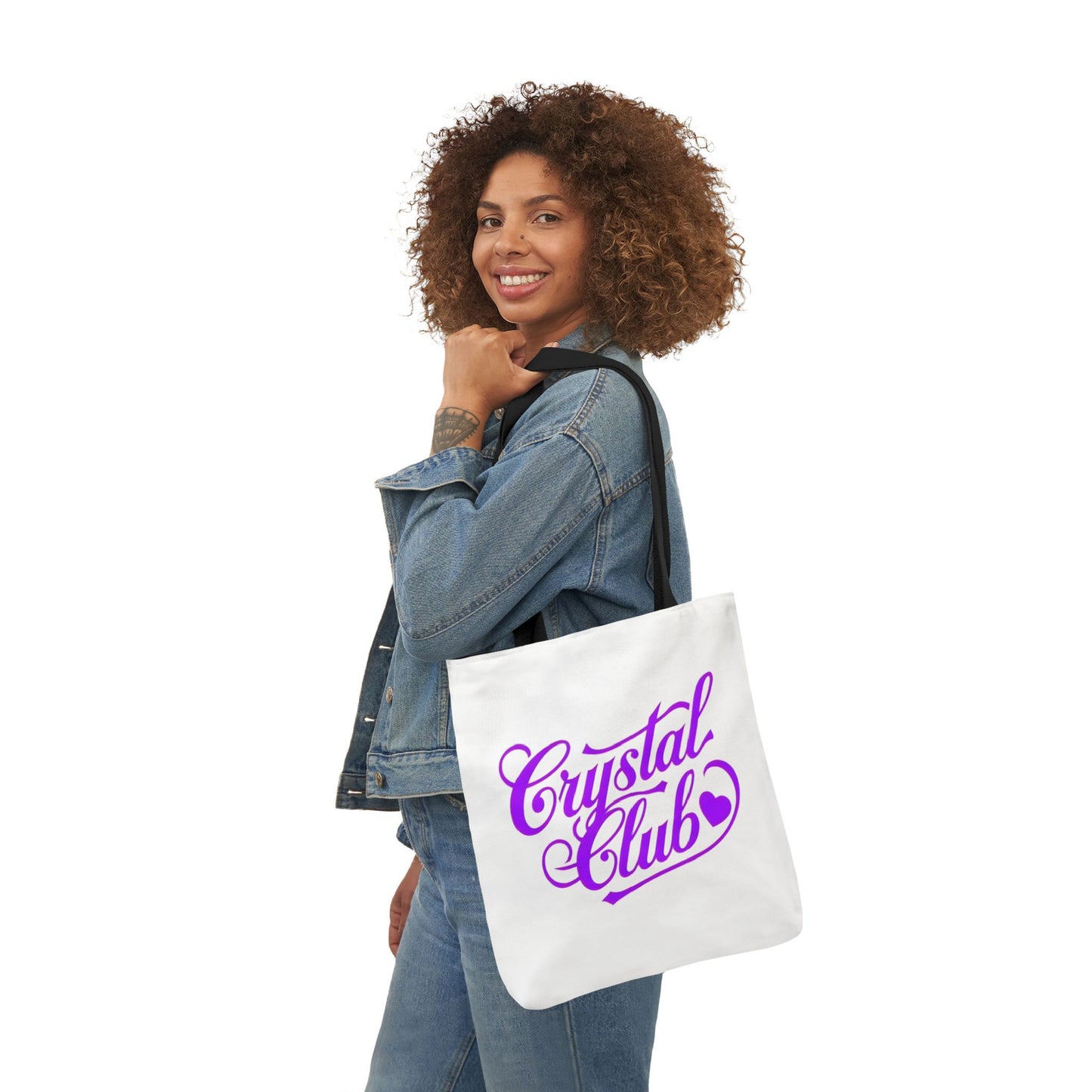 Purple Crystal Club Tote Bag