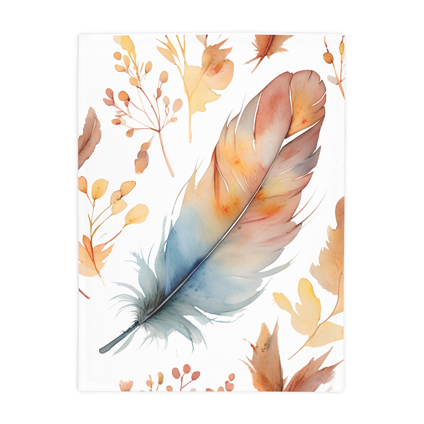 Arizona's Feather Fleece Blanket