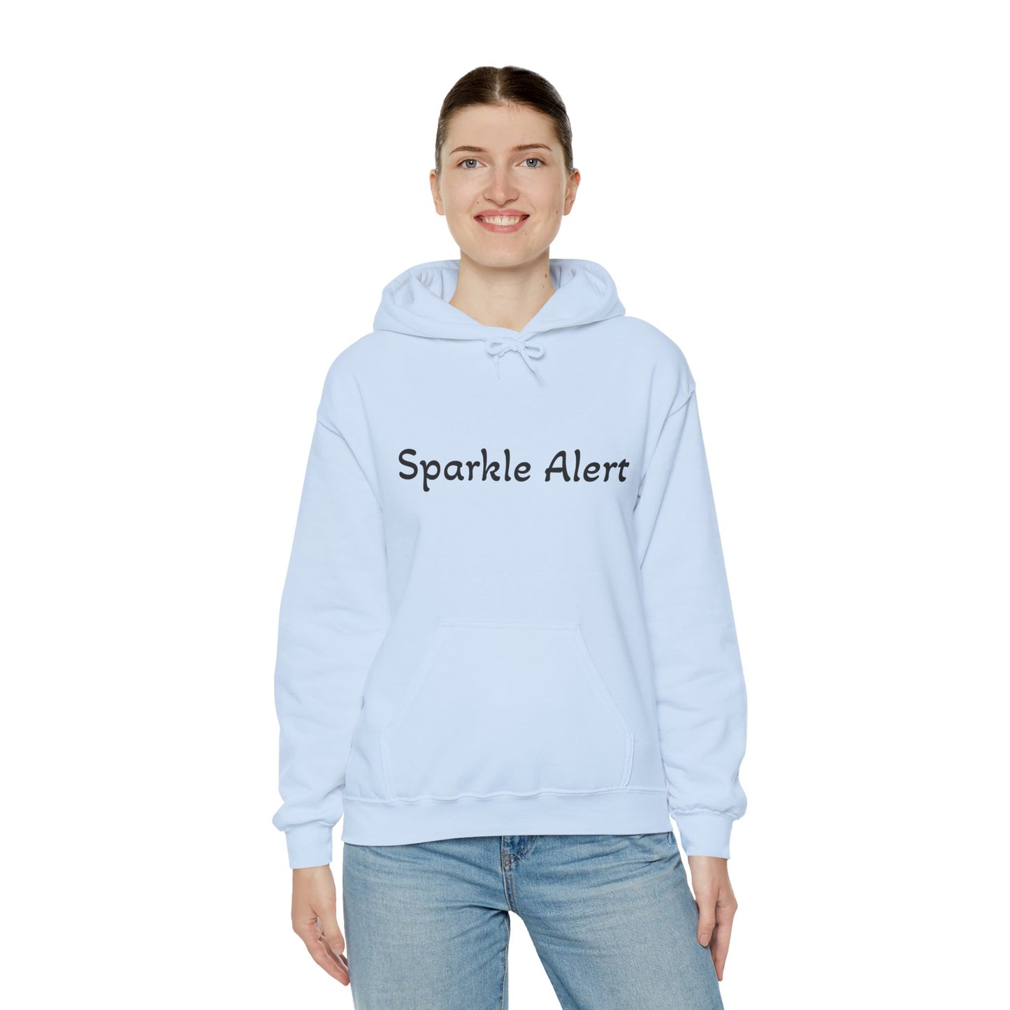 Savanna's  "Sparkle Alert: I wander off for Crystals" Adult Sweatshirt - Hooded