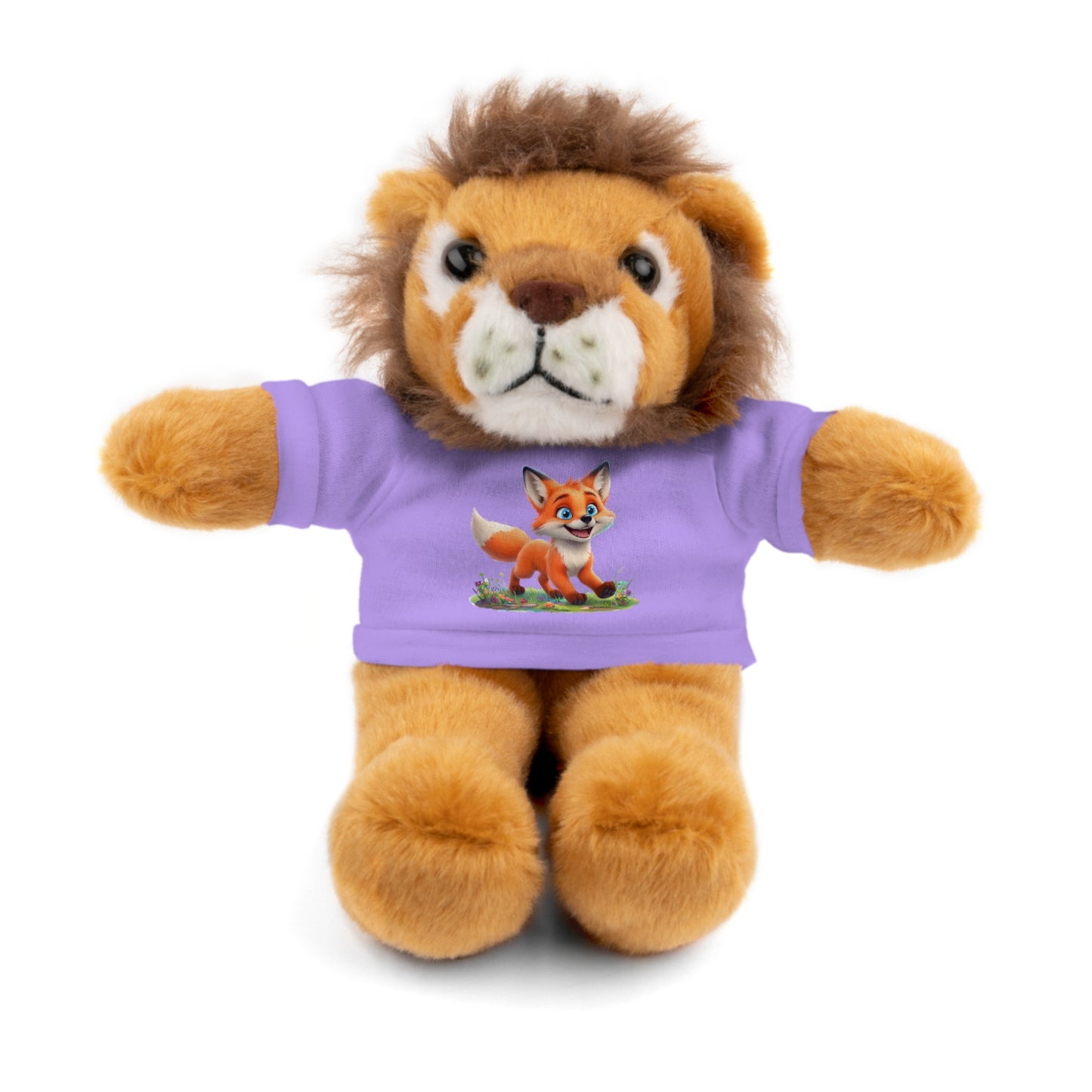 Fox On Tee Animal Plush