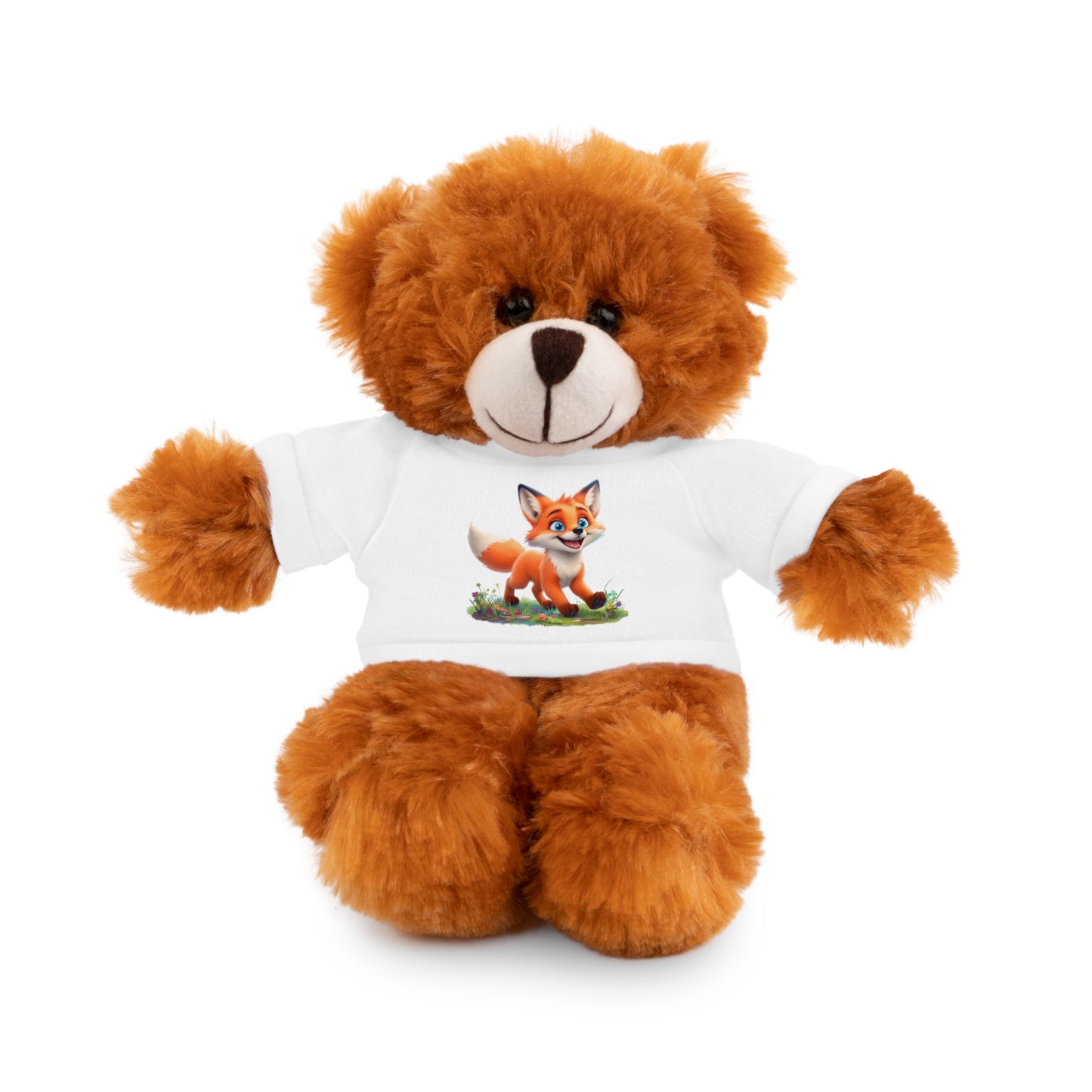 Fox On Tee Animal Plush
