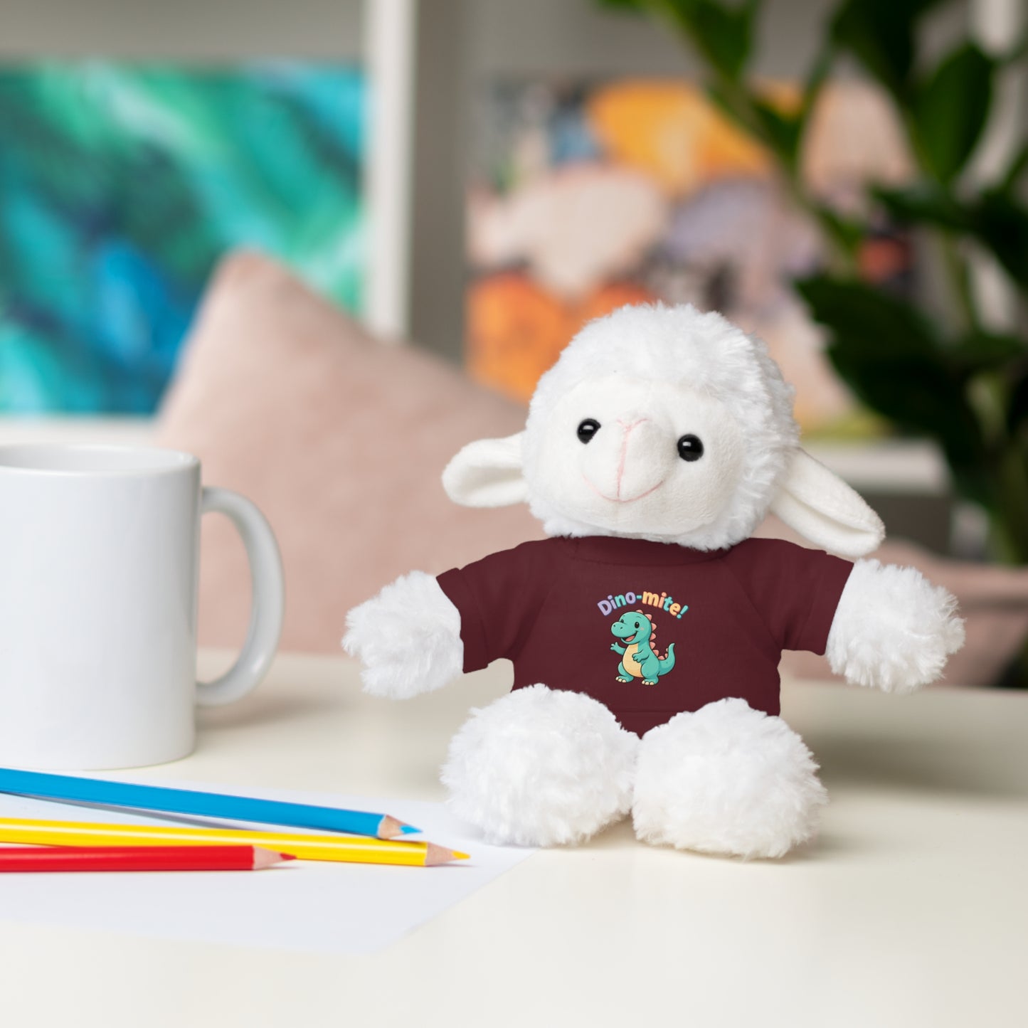 Dino-Mite on Tee Plush Animal