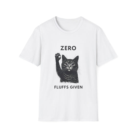 Mickey Zero Fluffs Given Cat Adult Shirt