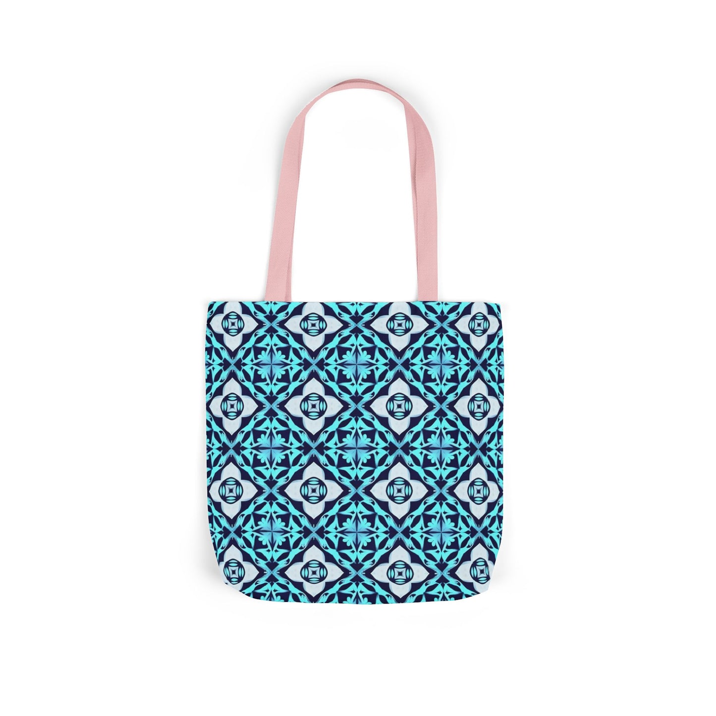 Gaia's Blue Geometric Tote Bag