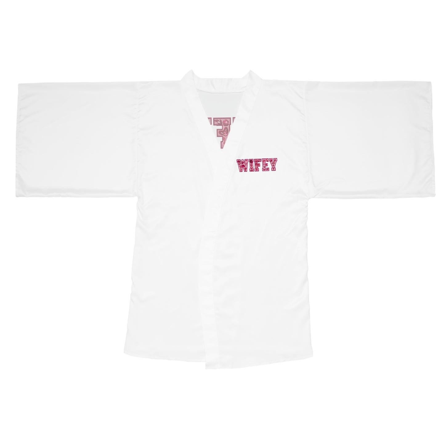 Whinnie Wifey Long Sleeve Kimono Robe