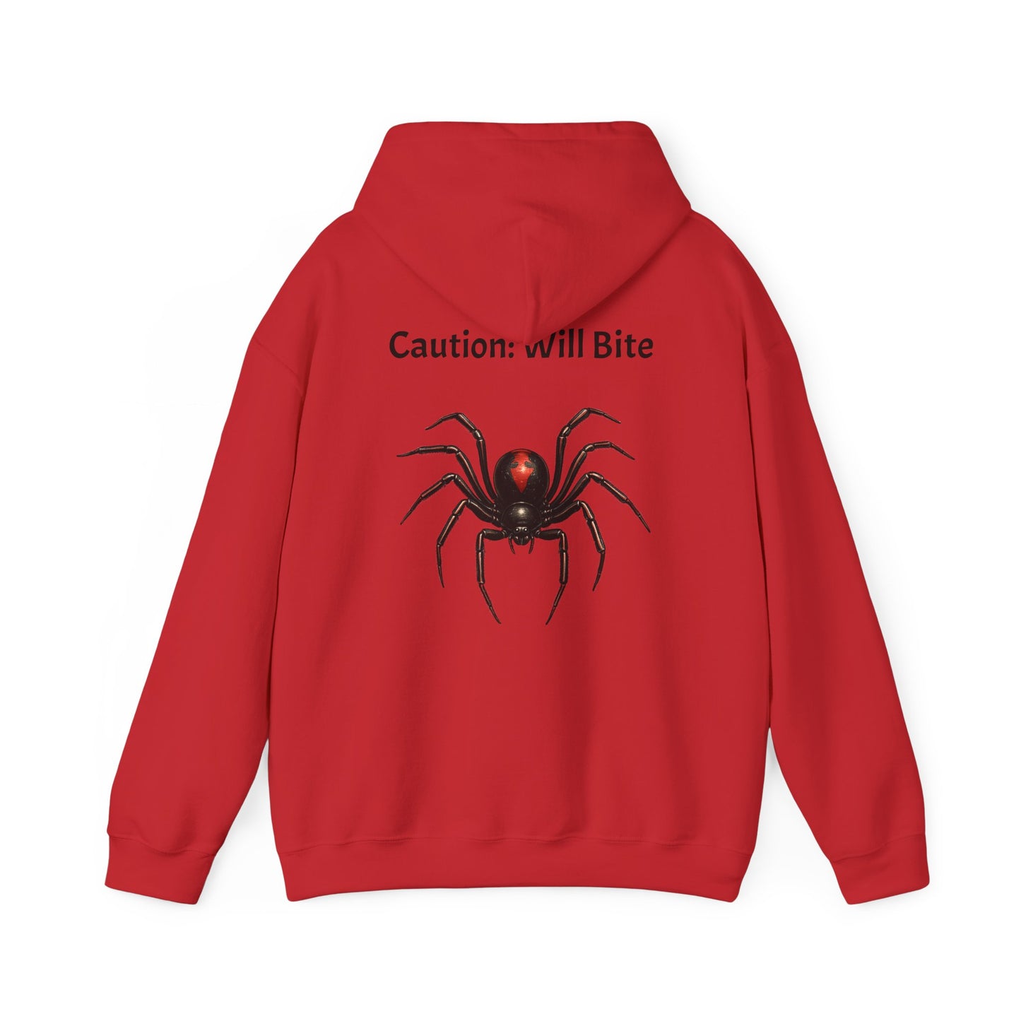 Casper's Caution: Will Bite Adult Sweatshirt - Hooded