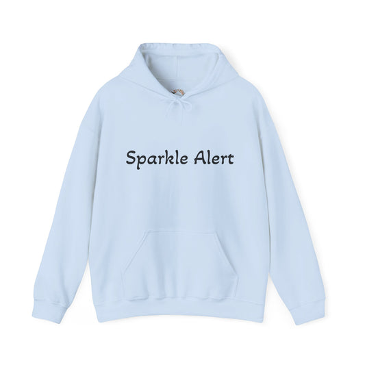 Savanna's  "Sparkle Alert: I wander off for Crystals" Adult Sweatshirt - Hooded
