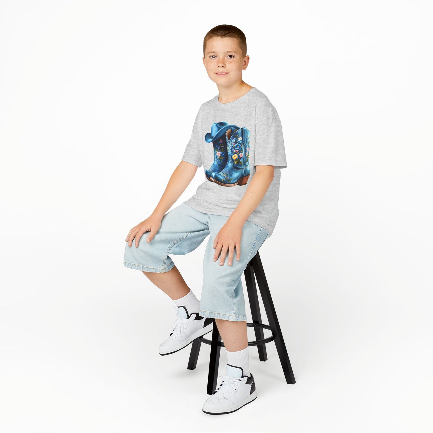 Kia's Cowboy Boots Youth Top
