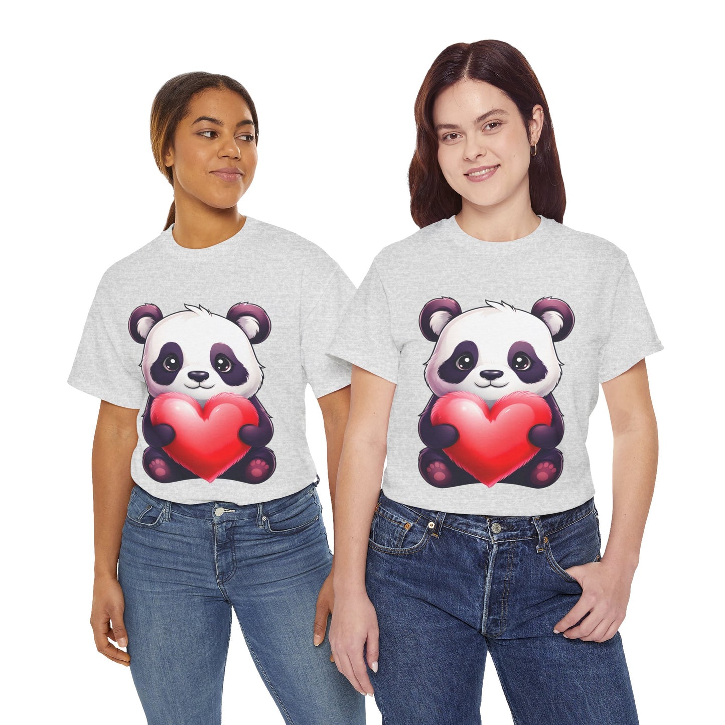 Panda & Heart Adult Shirt
