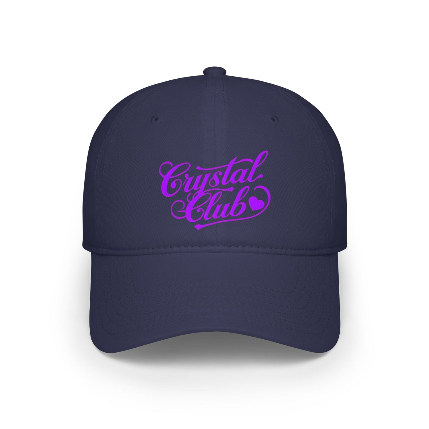 Purple Crystal Club Low Profile Baseball Cap