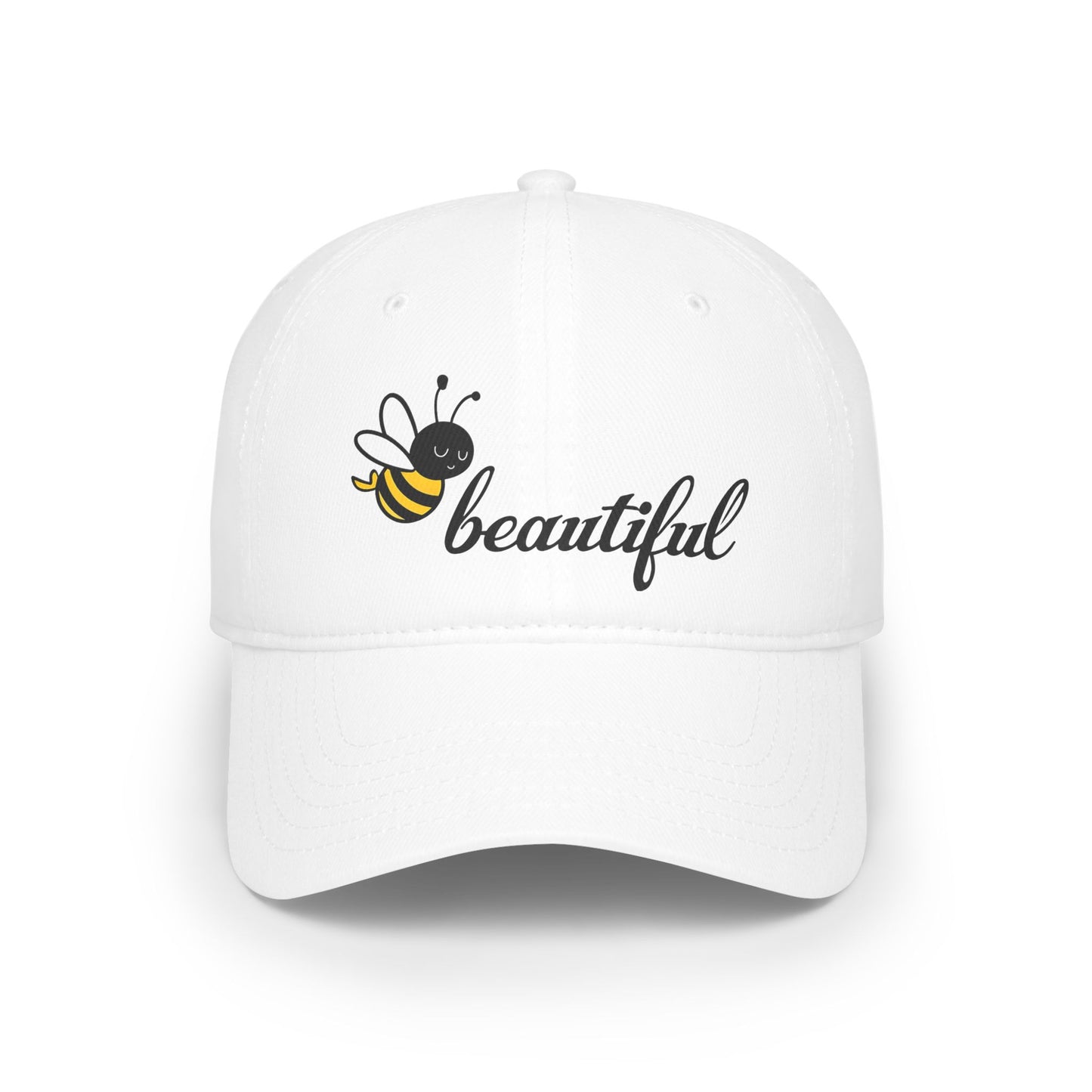 Bee Beautiful Low Profile Baseball Cap