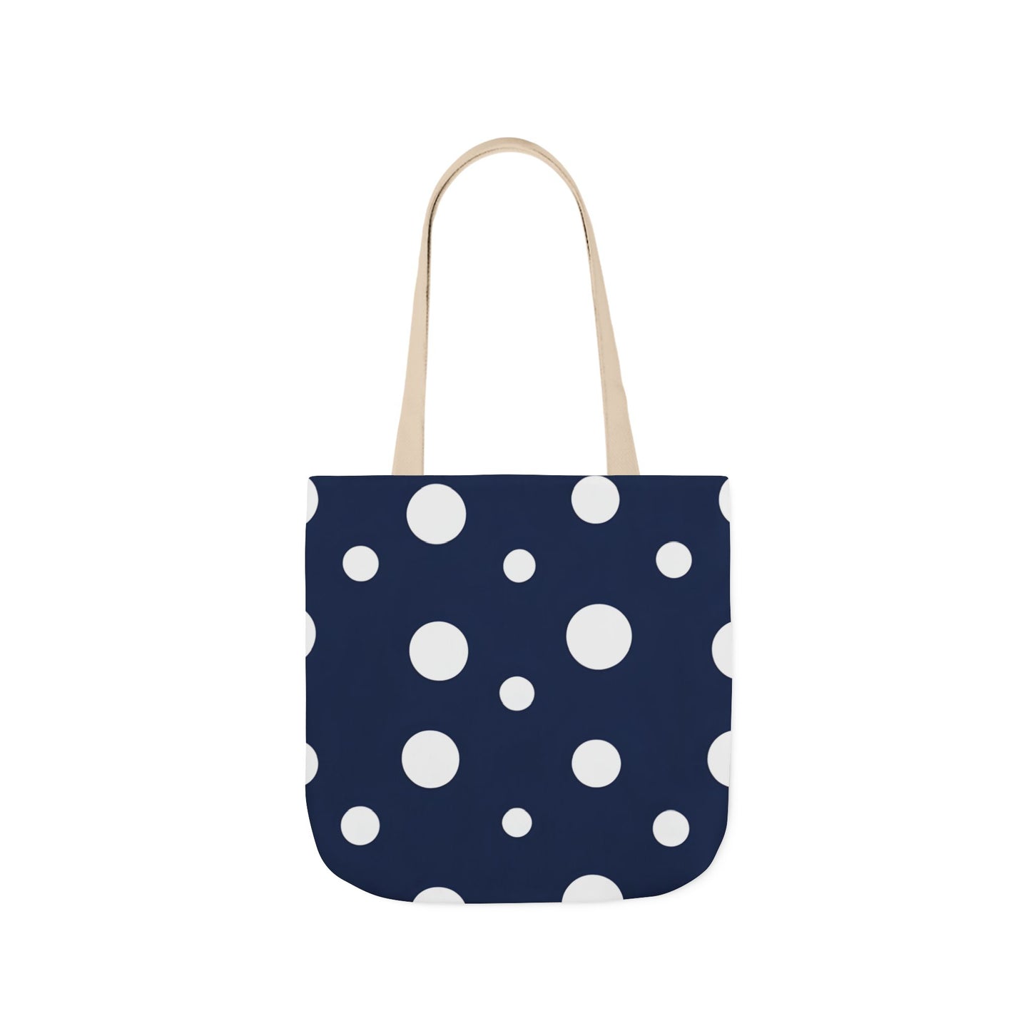 Bonnie's Navy Polka Dot Tote Bag