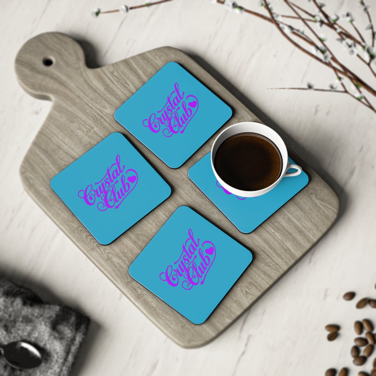 Crystal Club Coasters