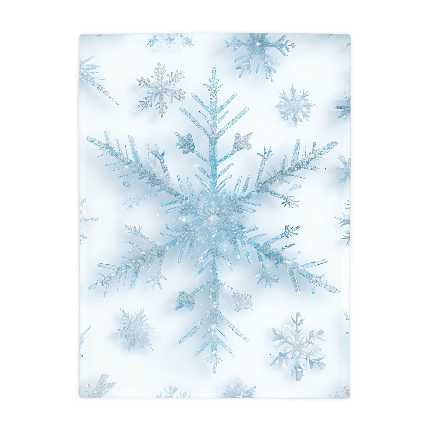 Suki's Snowflake Plush Fleece Blanket
