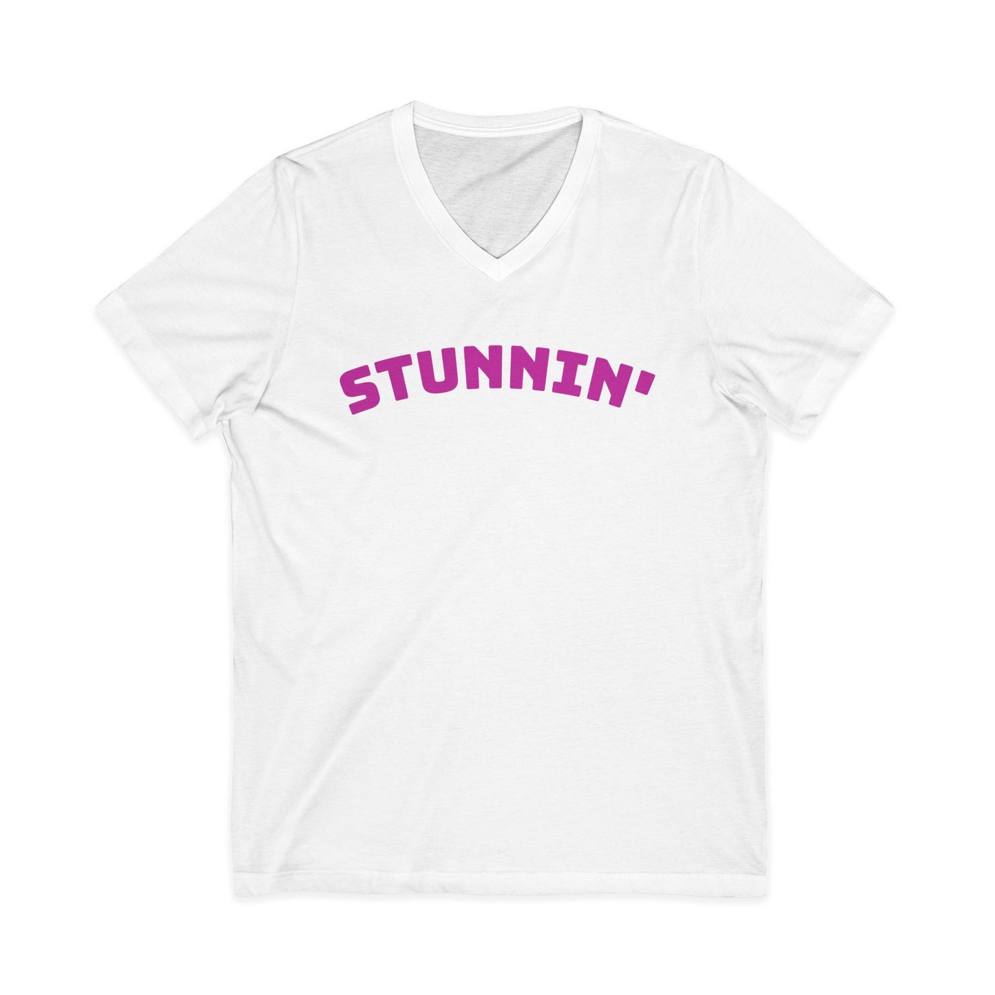 Stunnin' V-Neck Adult Shirt